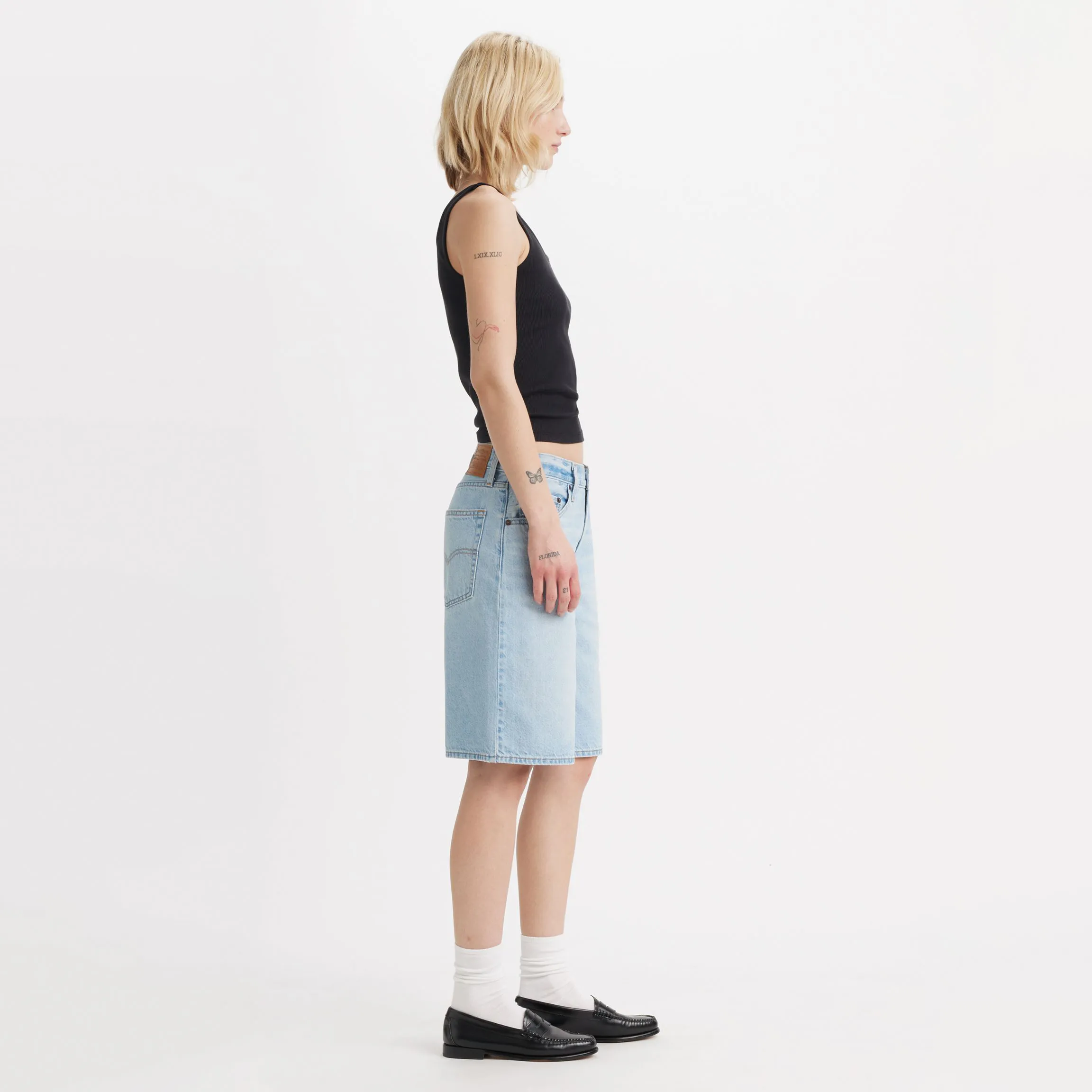 Levi's Womens Baggy Dad Jort, pick sides - Image 4