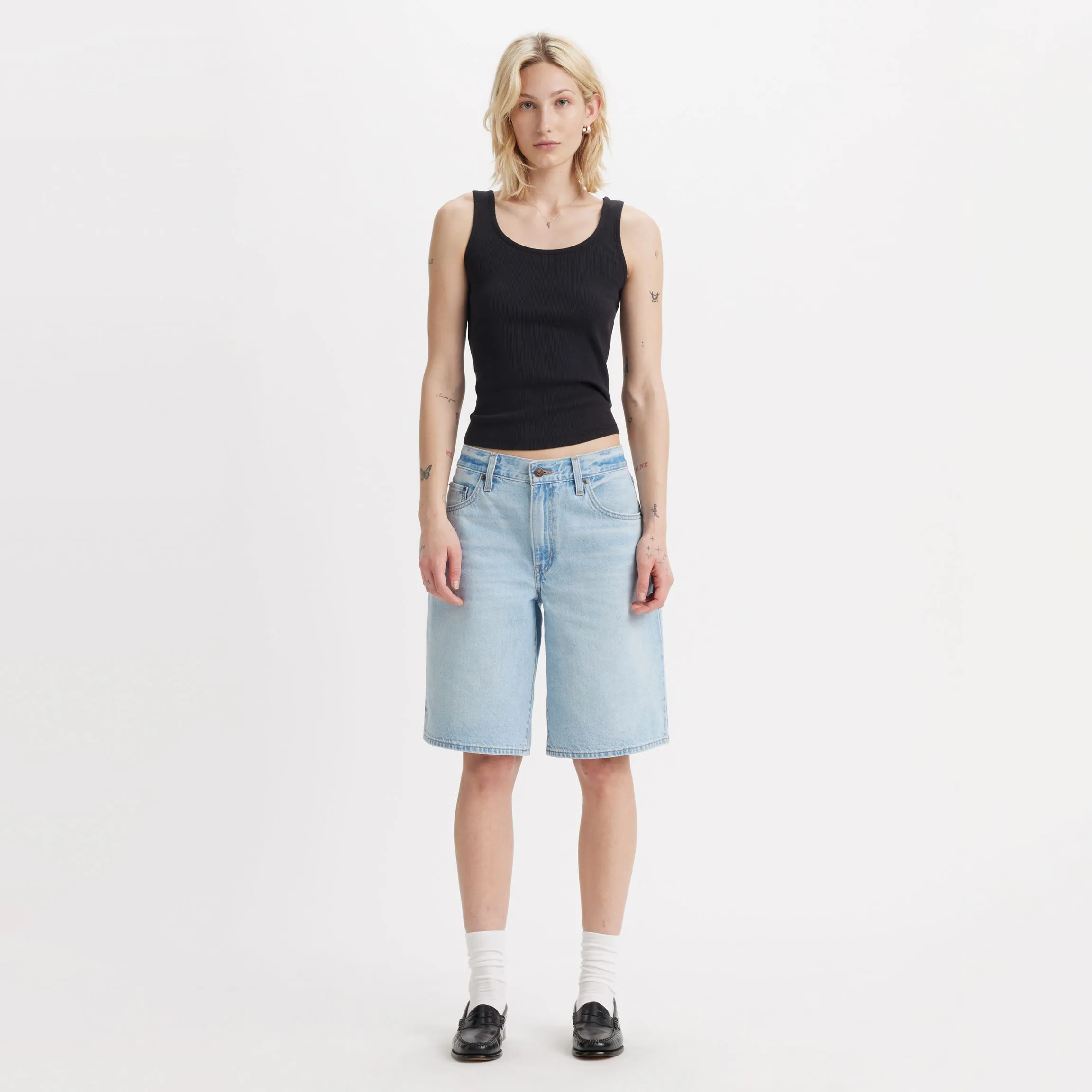 Levi's Womens Baggy Dad Jort, pick sides - Image 5