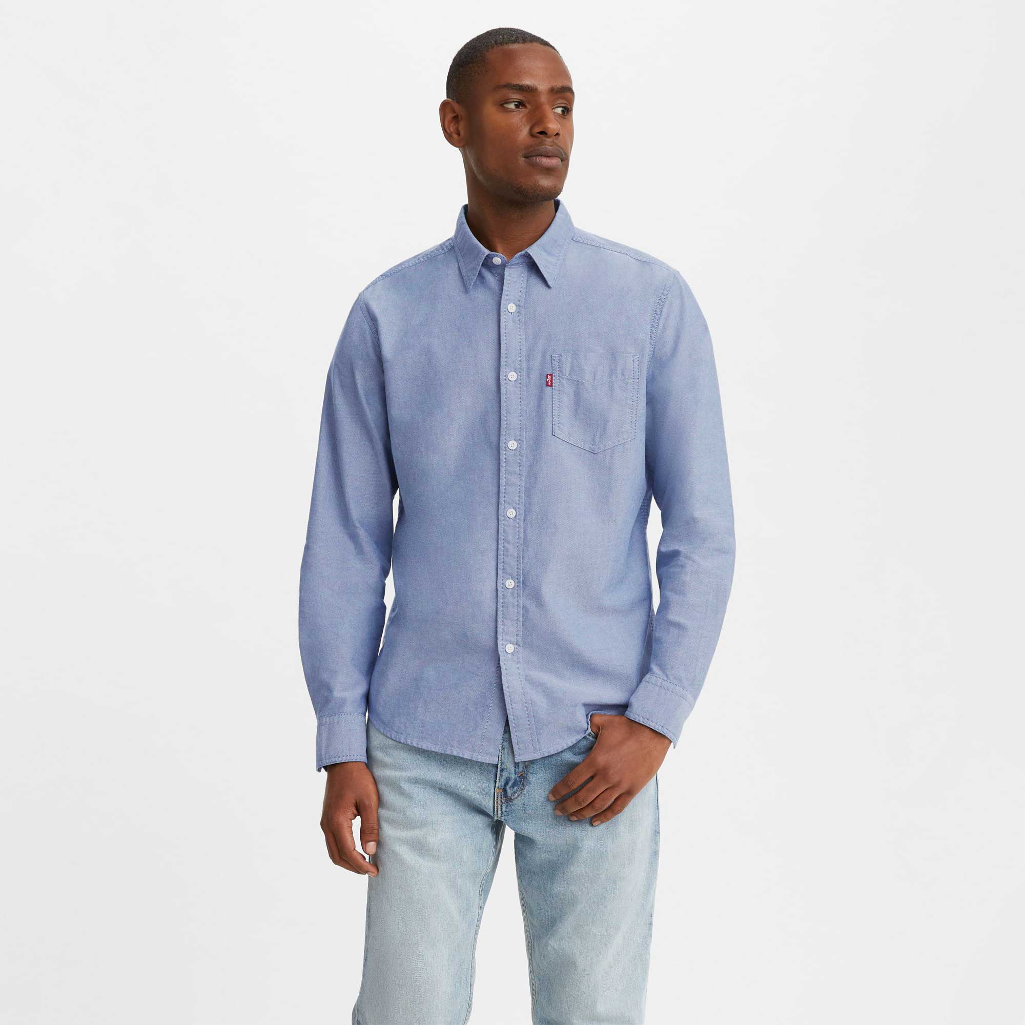 Levi's Classic 1 Pocket Standard Shirt, navy peony