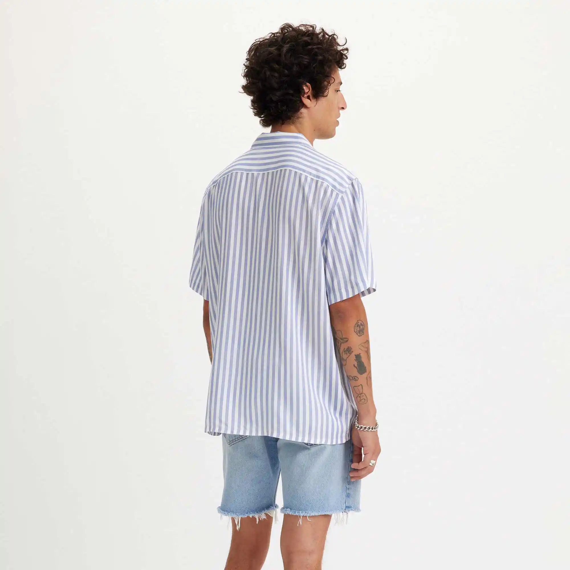 Levi's Classic Camper Shirt, ilya stripe coastal fjord - Image 2