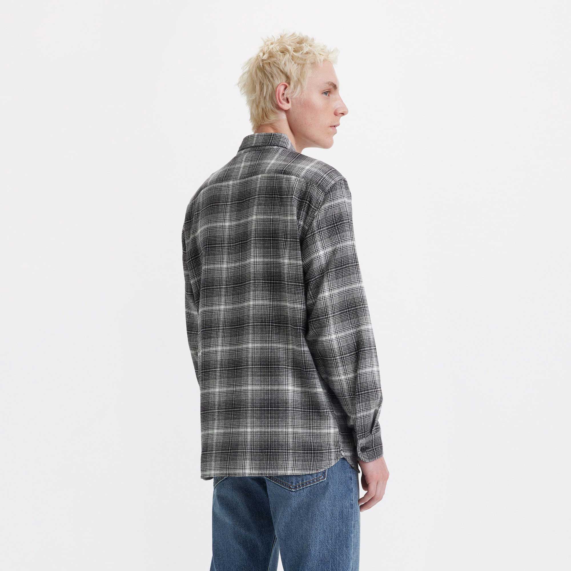 Levi's Classic Worker Shirt, ametrine plaid meteorite - Image 2