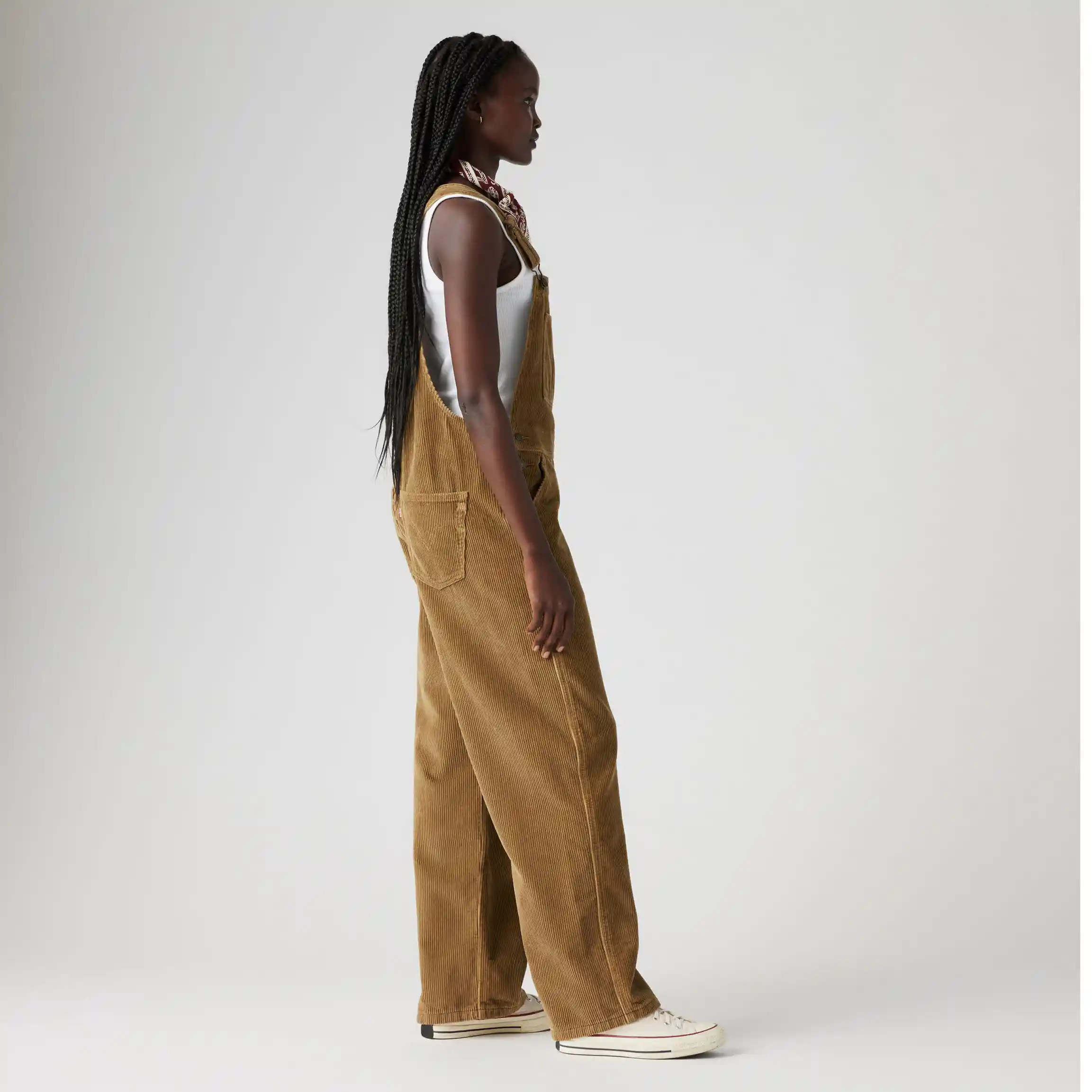 Levi's Womens Fl Baggy Overall, ermine corduroy - Image 4