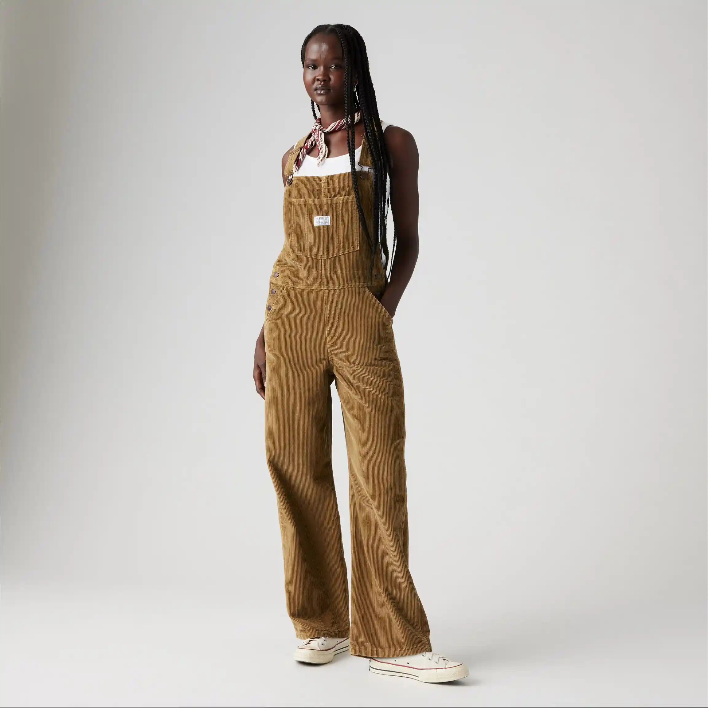 Levi's Womens Fl Baggy Overall, ermine corduroy - Image 5