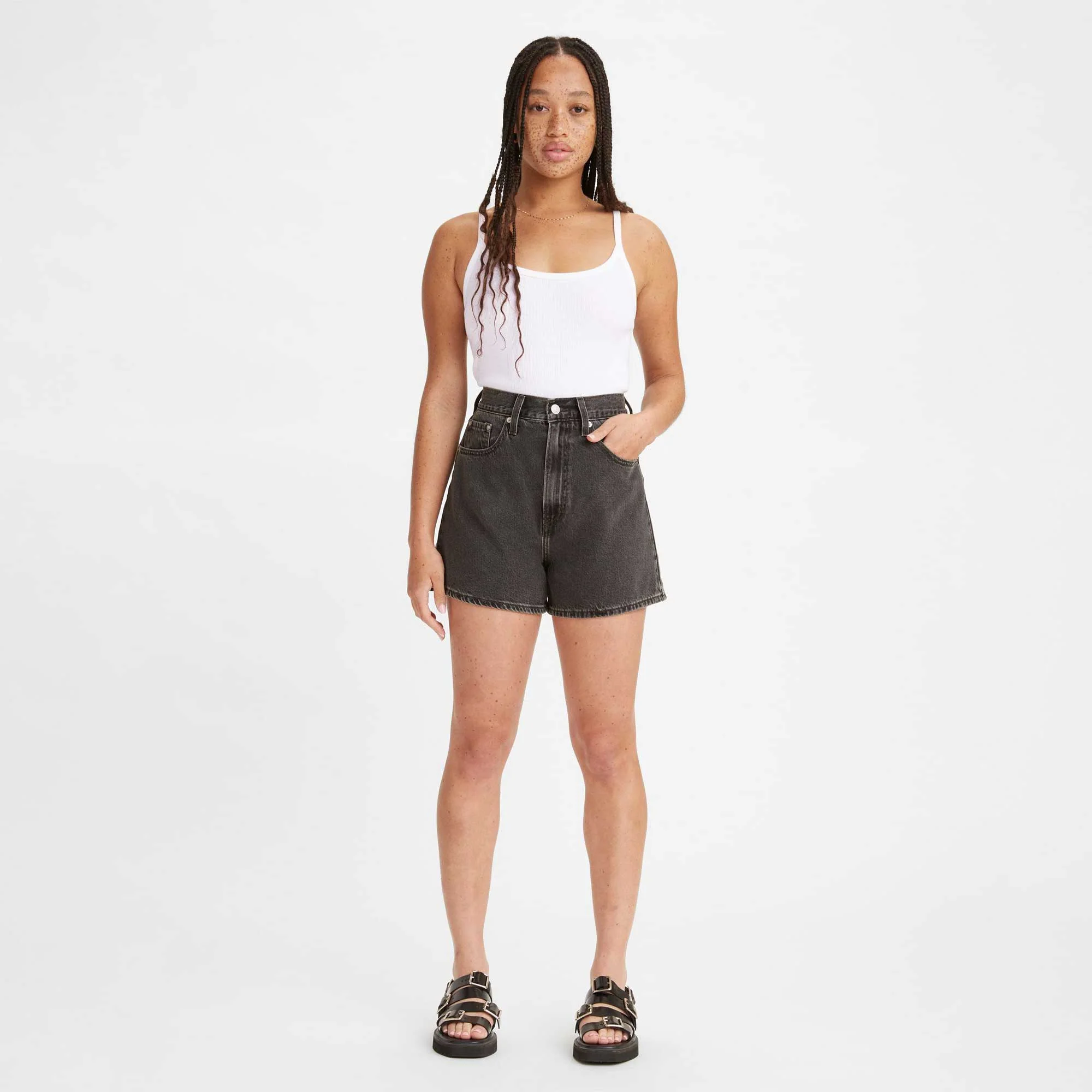Levis Womens High Loose Short