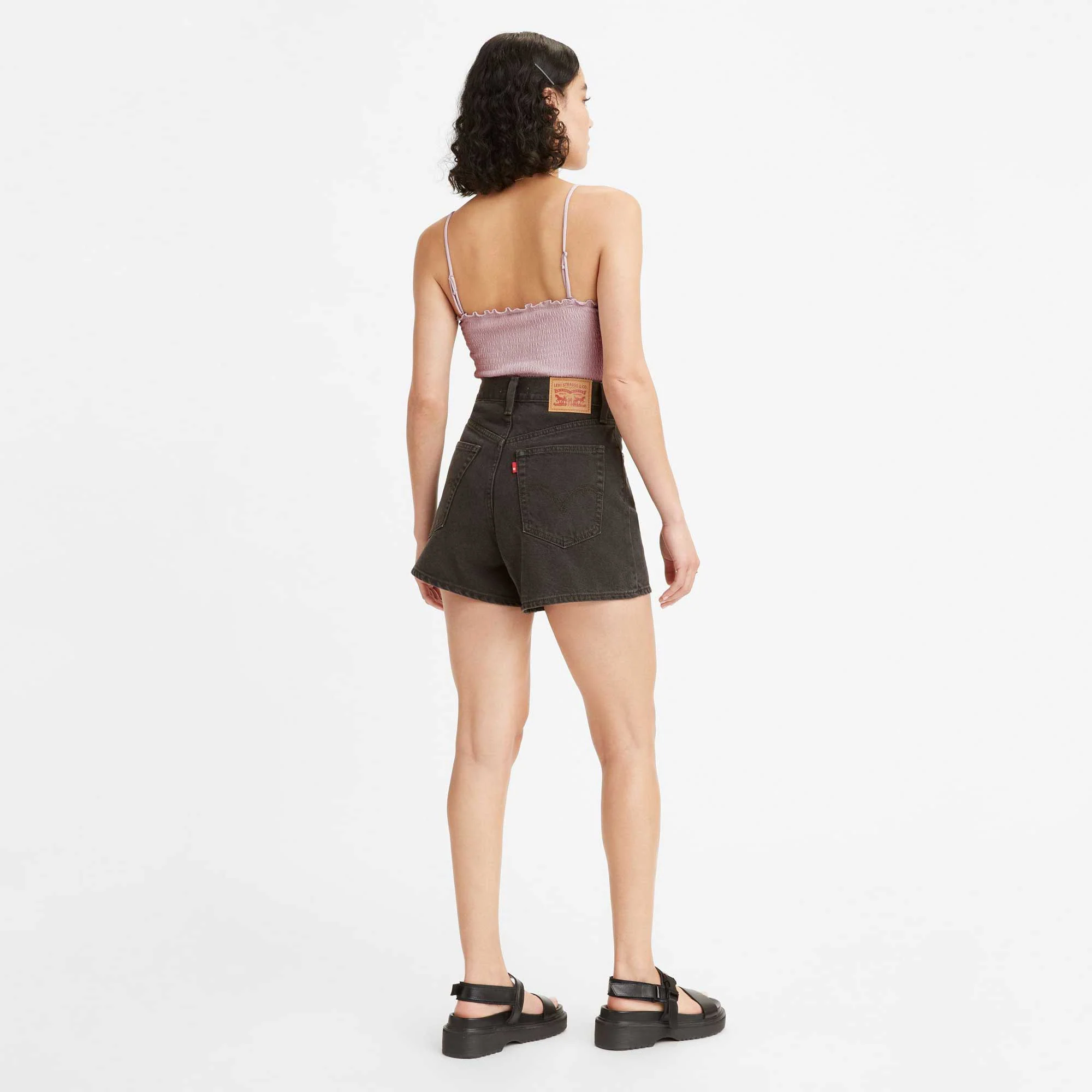 Levi's Womens High Waisted Mom Short - Image 2