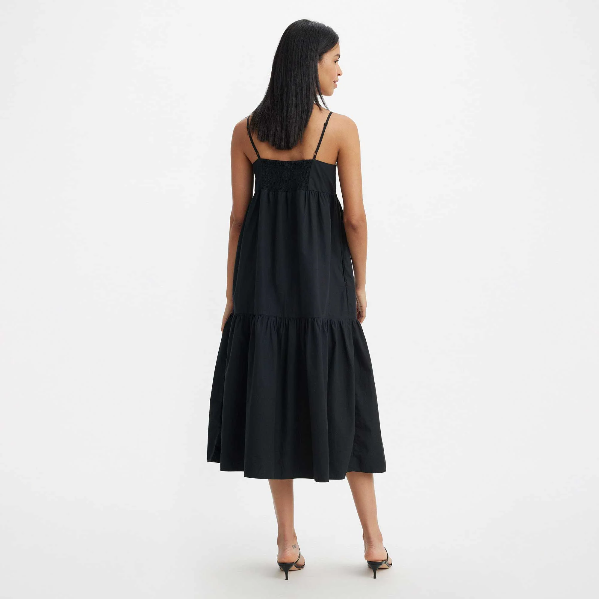 Levi's Womens Issa Tiered Dress, caviar - Image 2