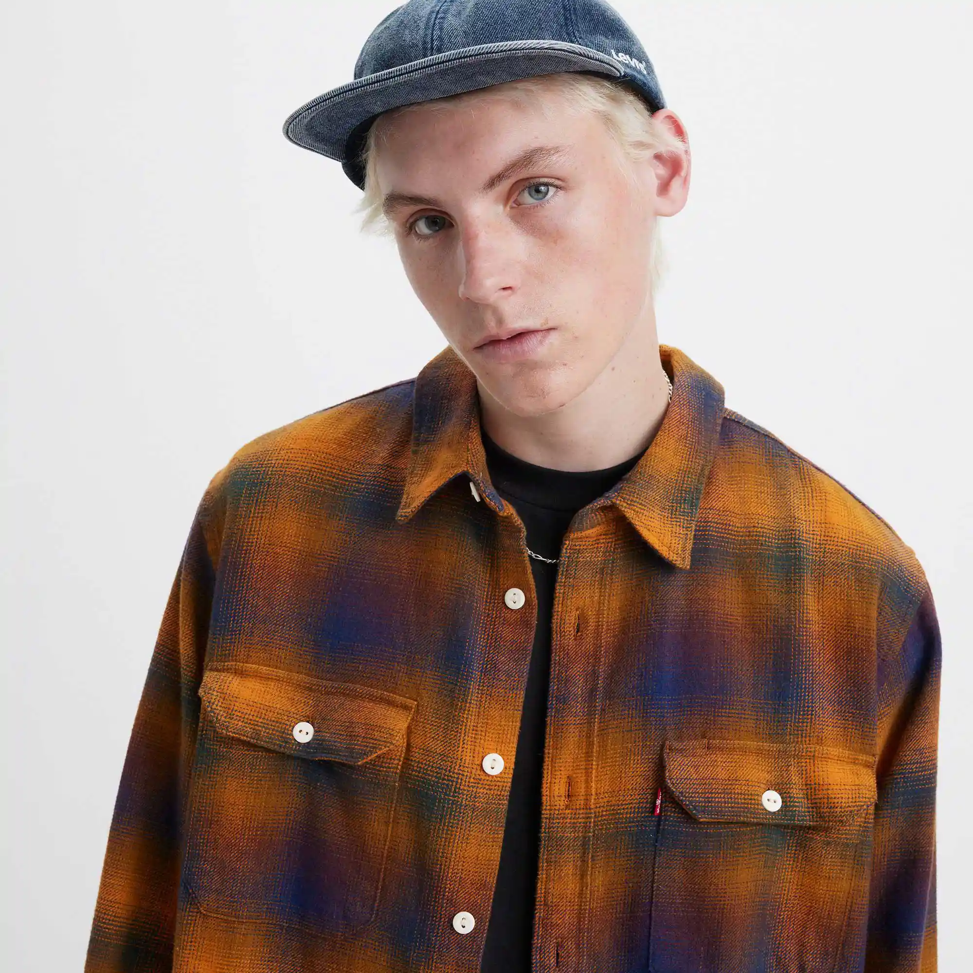 Levi's Jackson Worker, jonty plaid desert sun - Image 2