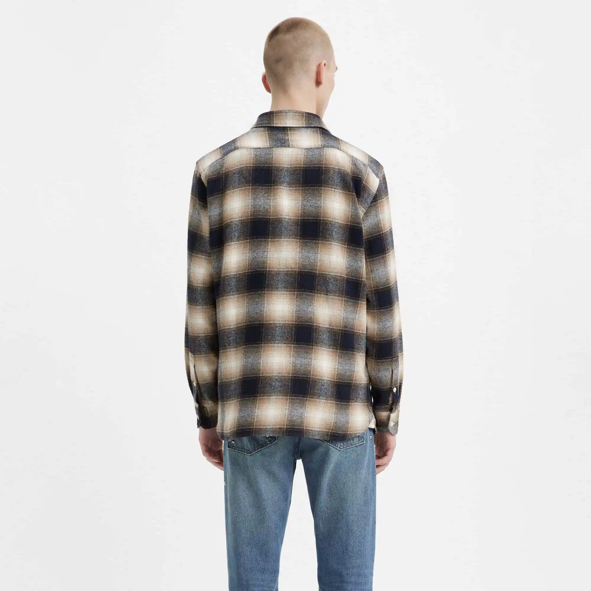 Levi's Jackson Worker, warwick plaid egret - Image 4