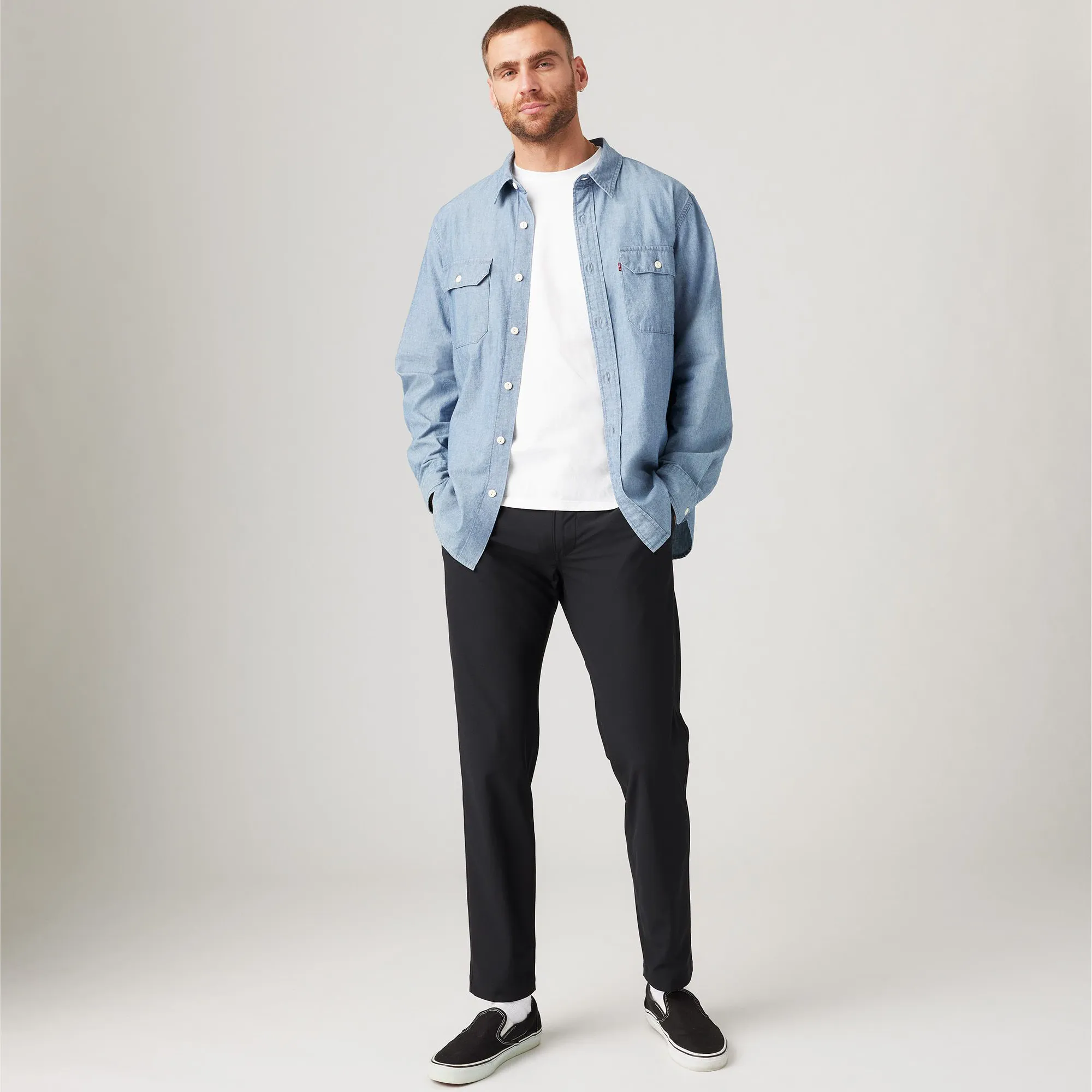 Levi's XX Chino Standard Tech Pants, t3 black boots