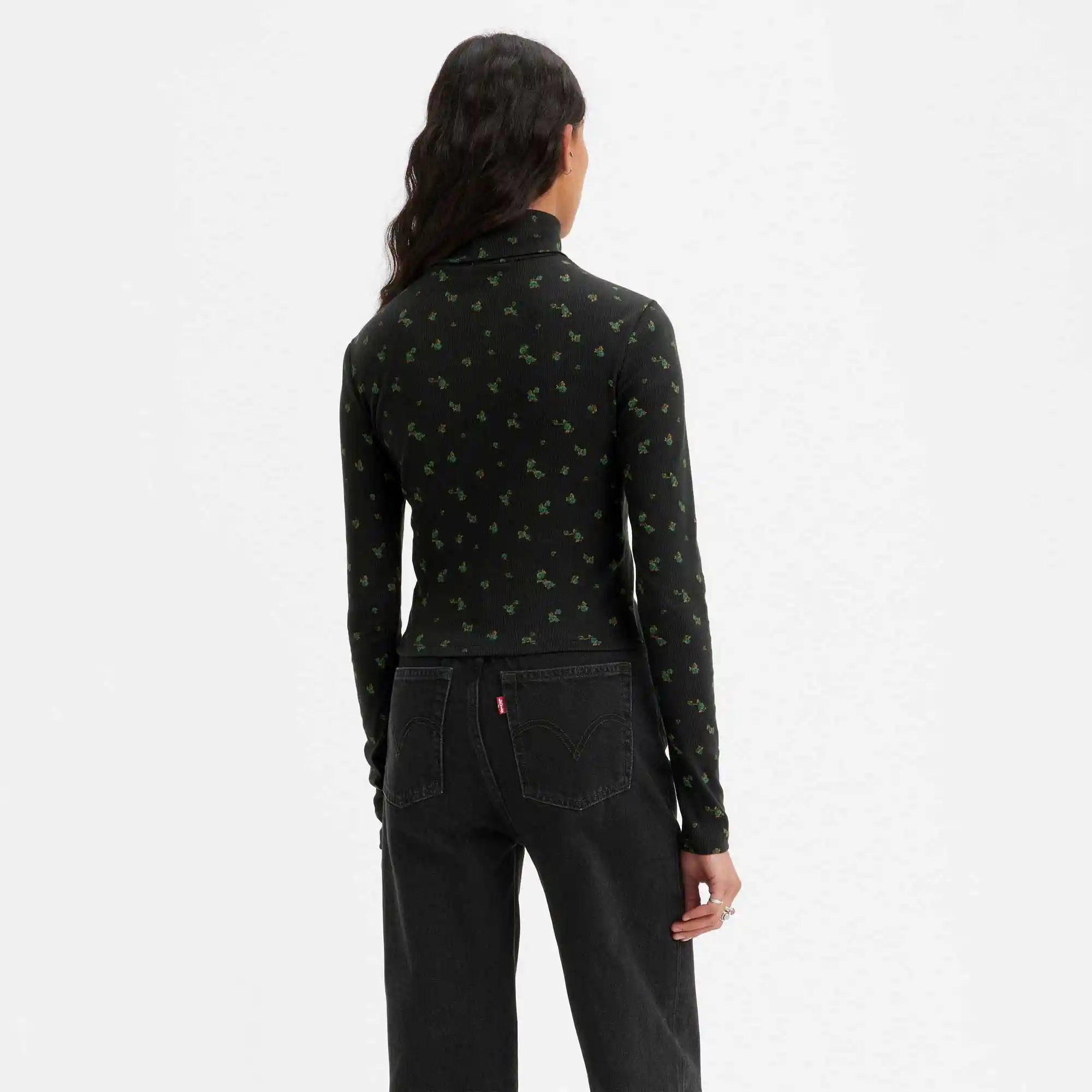Levi's Womens Moon Rib Turtleneck - Image 2