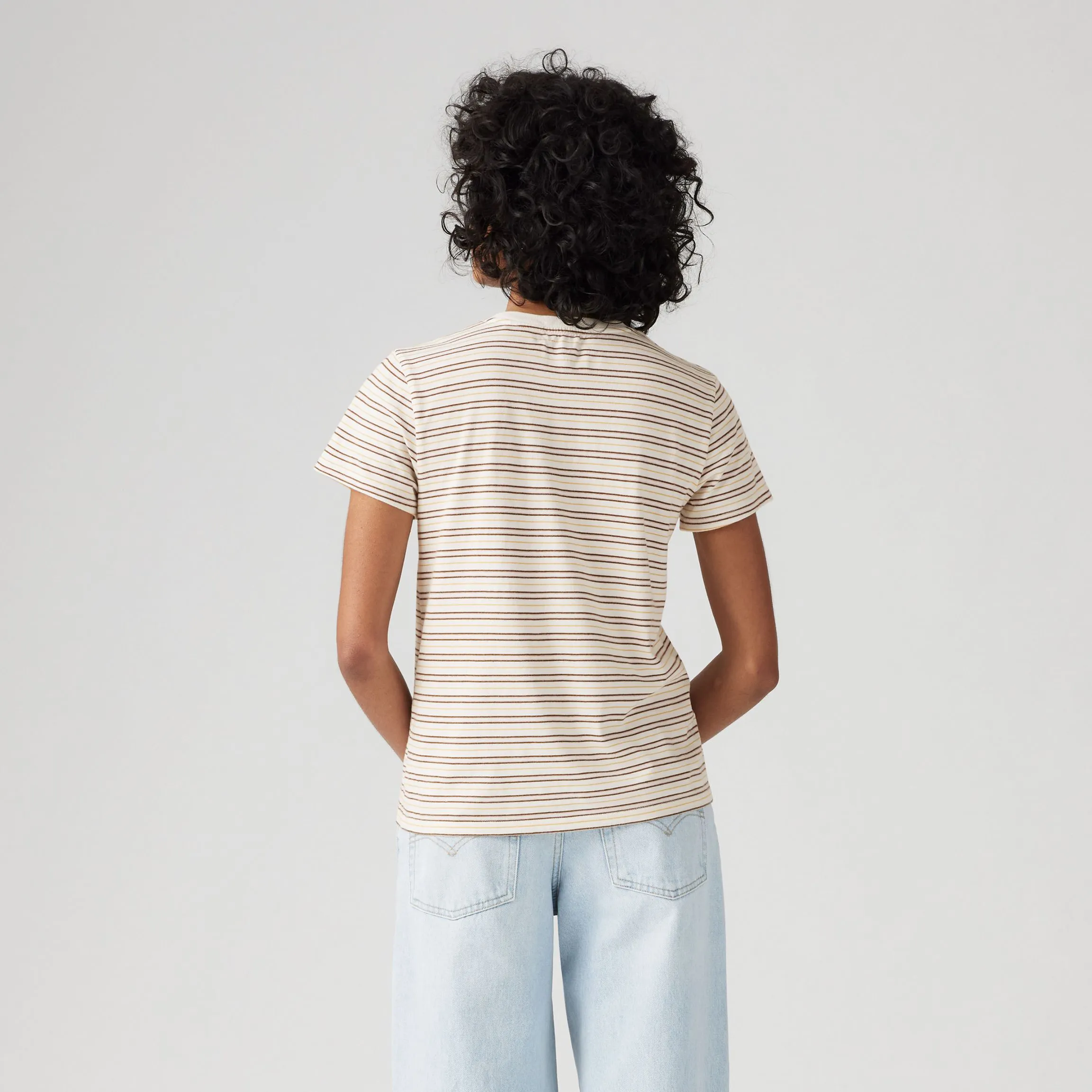 Levi's Womens Perfect Tee, sedona stripe potpourri - Image 3
