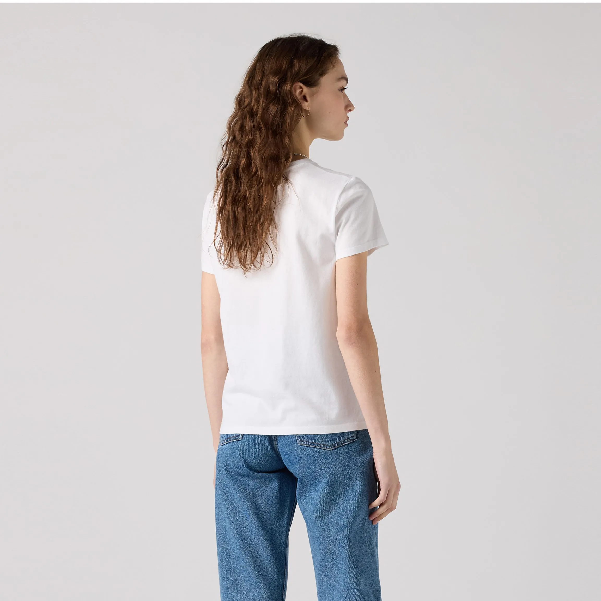 Levi's Womens Perfect Tee, white - Image 2