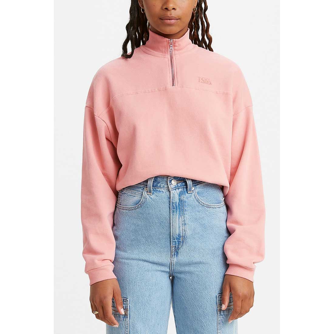 Levi's Womens Pom Quarter Zip - Image 4