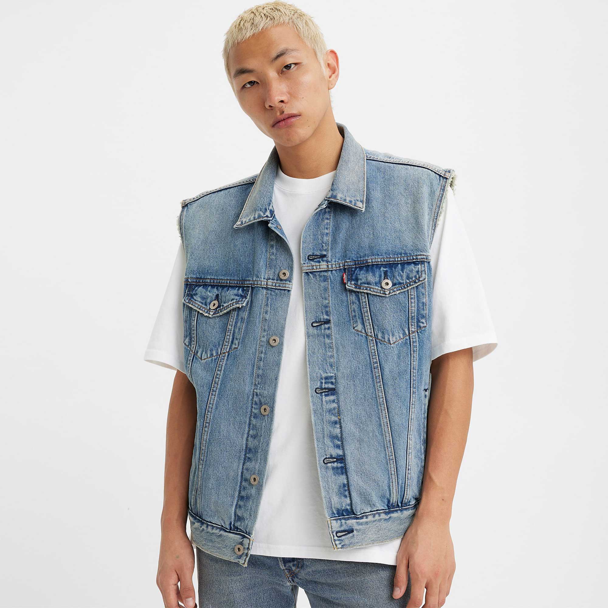 Levi's Relaxed Trucker Vest, kentucky blue vest - Image 2