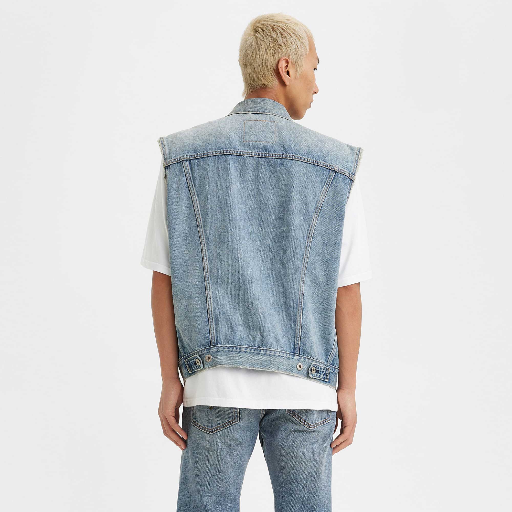 Levi's Relaxed Trucker Vest, kentucky blue vest - Image 4