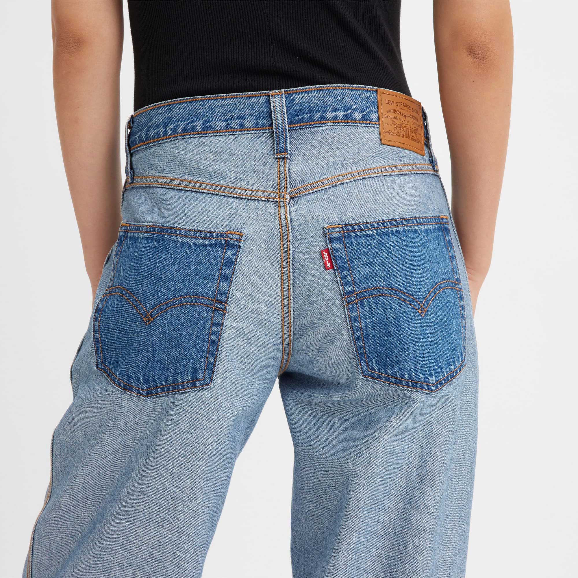 Levi's Womens Reversible Baggy Dad Jeans - Image 2
