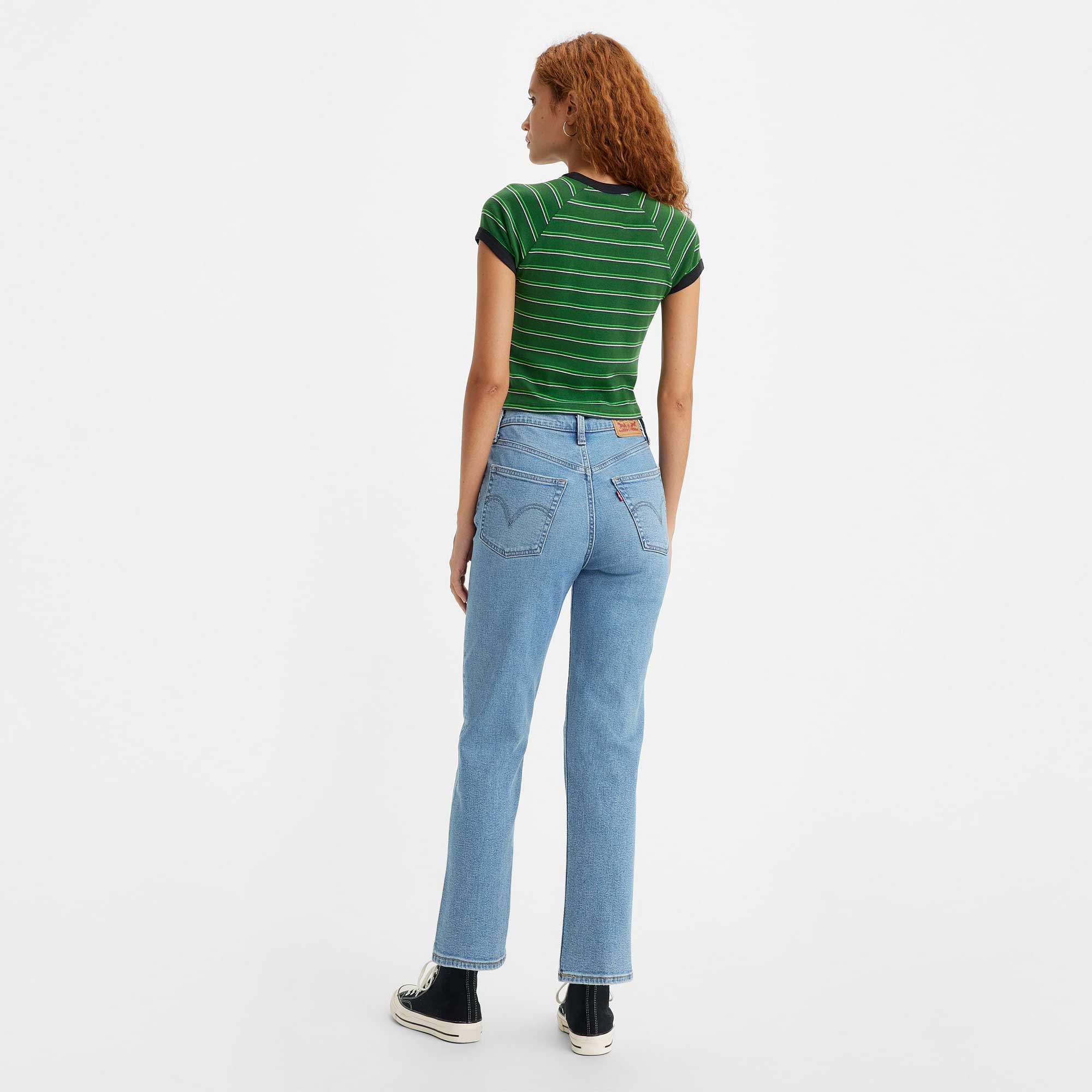 Levi's Womens Ribcage Straight Ankle Denim, center lane - Image 3