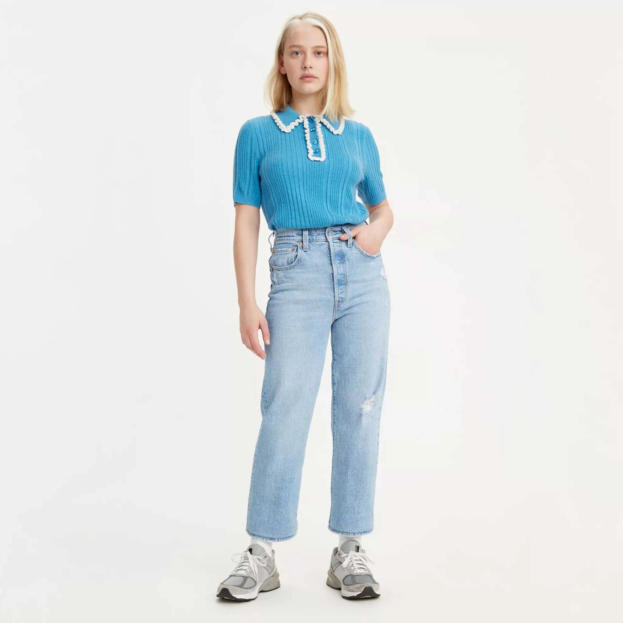 Levi's Womens Ribcage Straight Ankle - Image 2