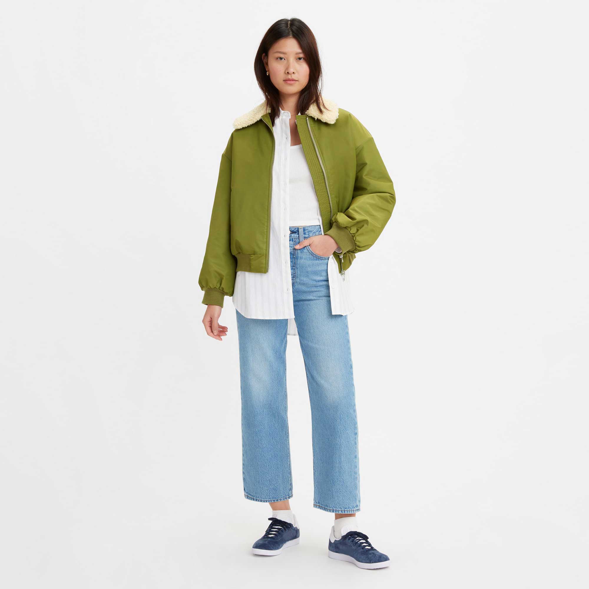 Levi's Womens Ribcage Straight Ankle