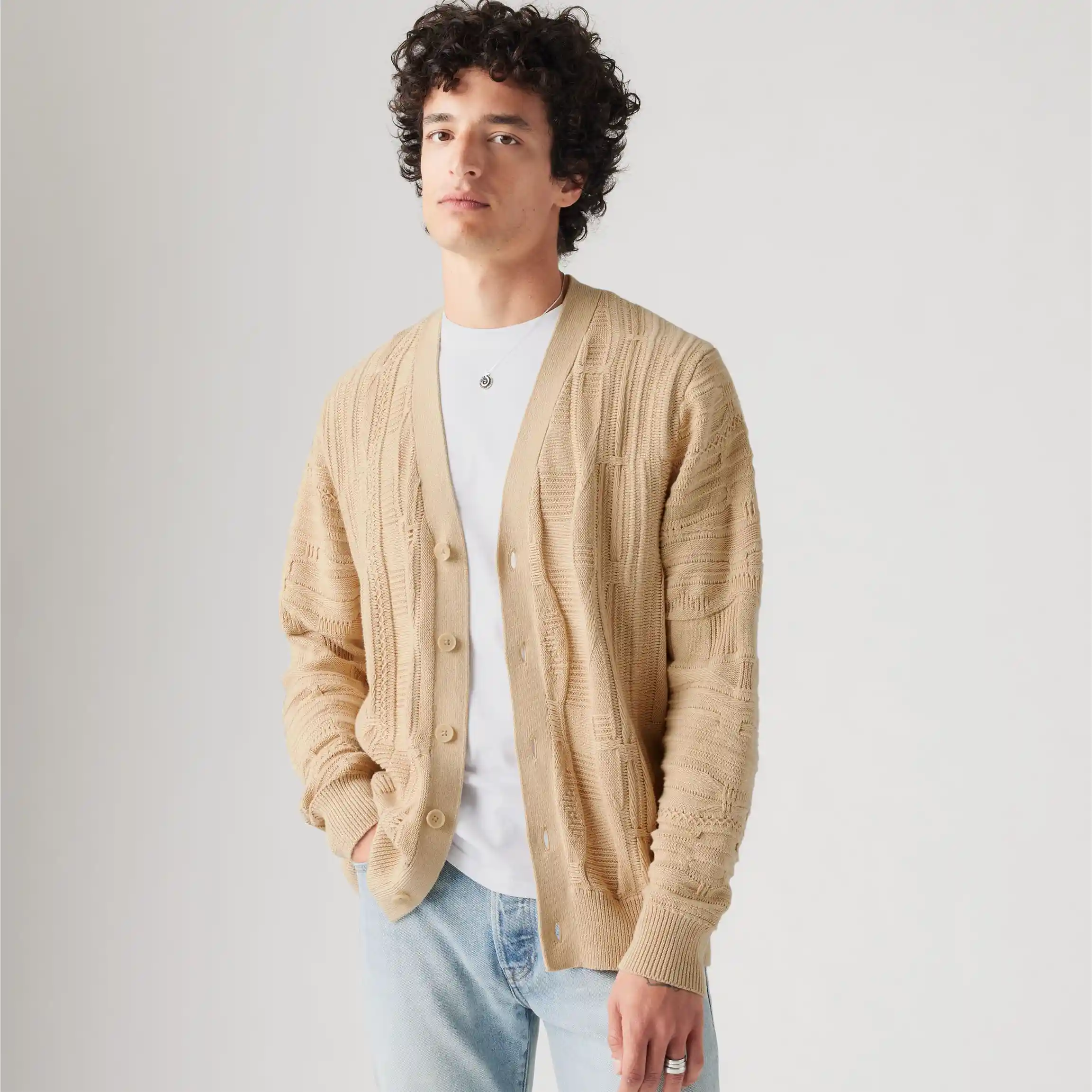 Levi's Richmond Cardigan, safari - Image 3
