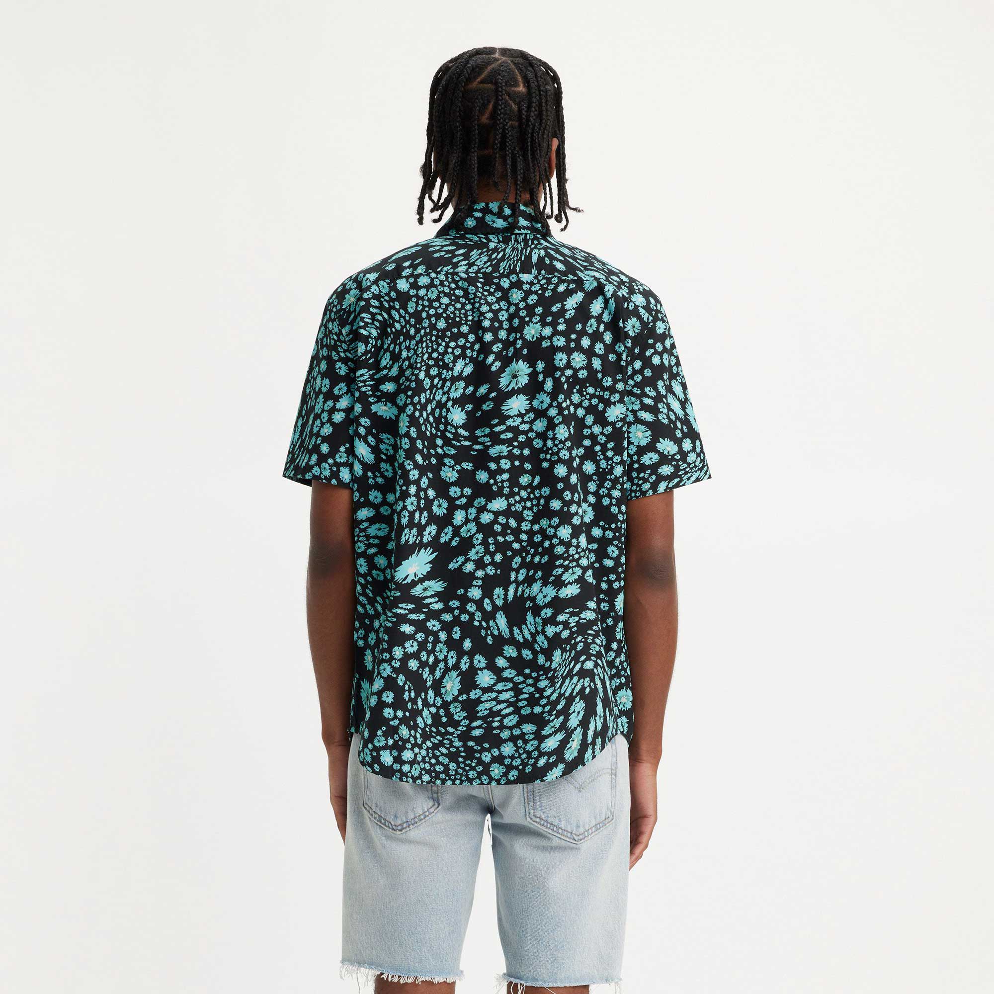 Levi's Classic 1 Pocket Standard Shirt, liquid flowers meteorite - Image 2