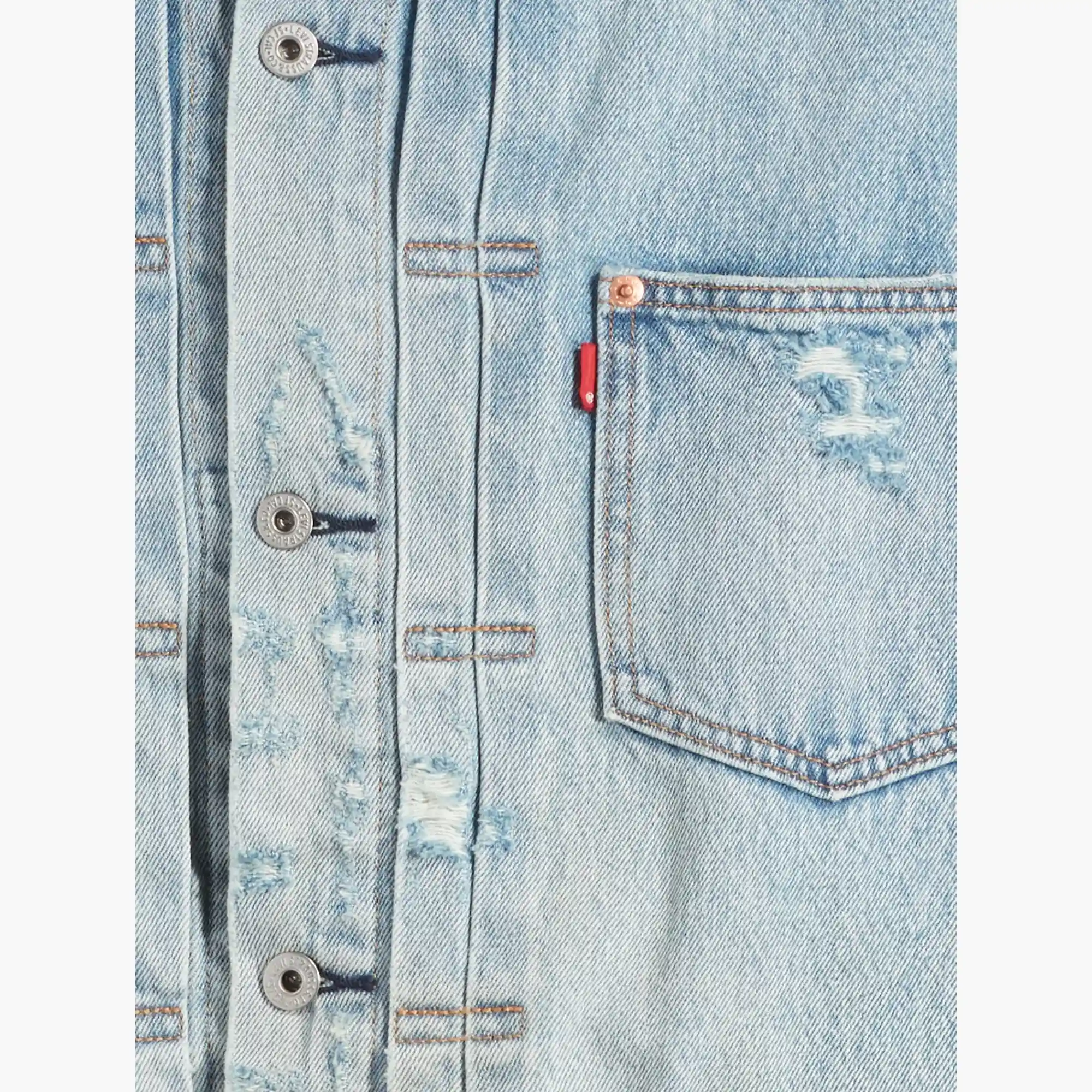 Levi's Type I Trucker, sophomore light wash - Image 4