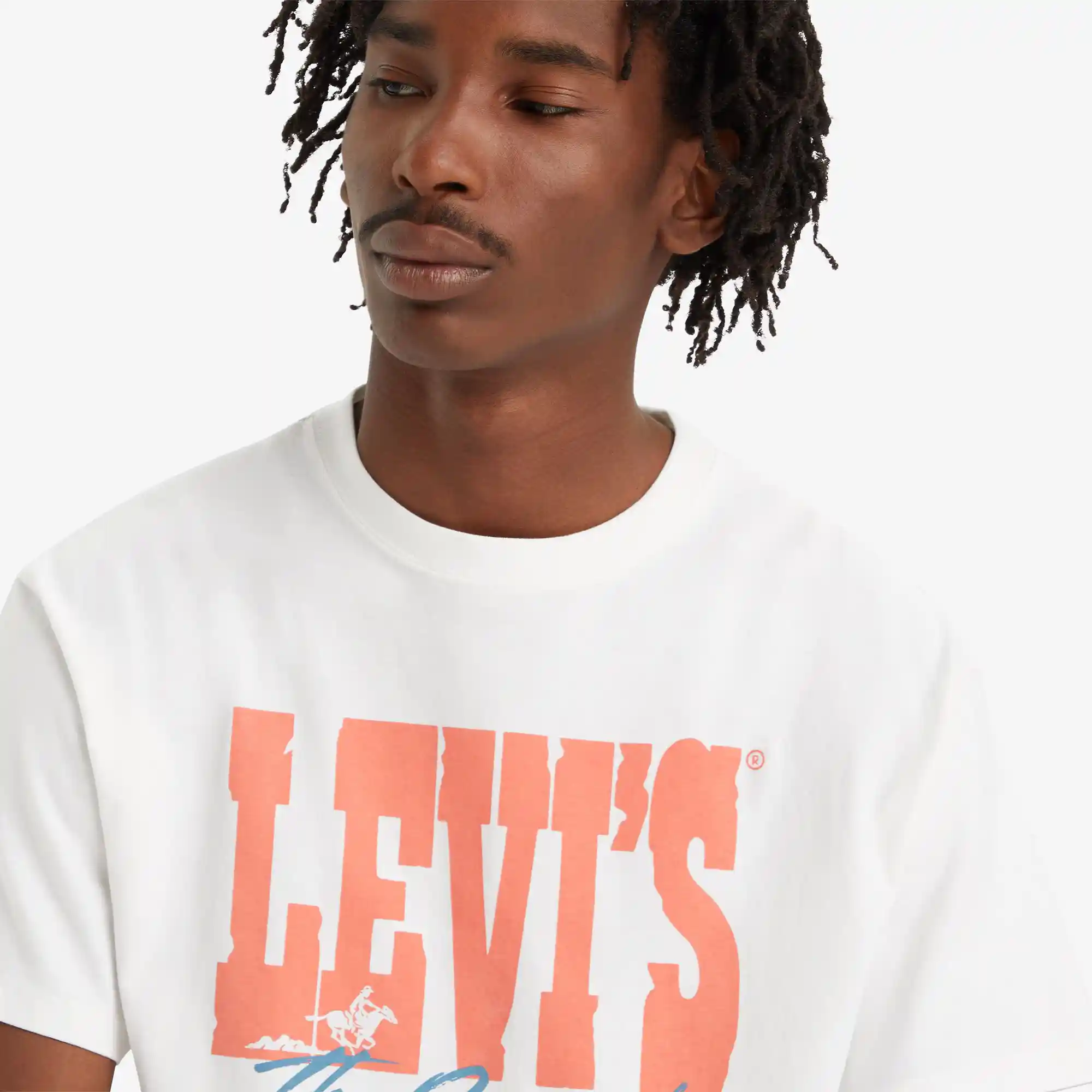 Levi's Vintage Fit Graphic Tee, levi archival white - Image 3