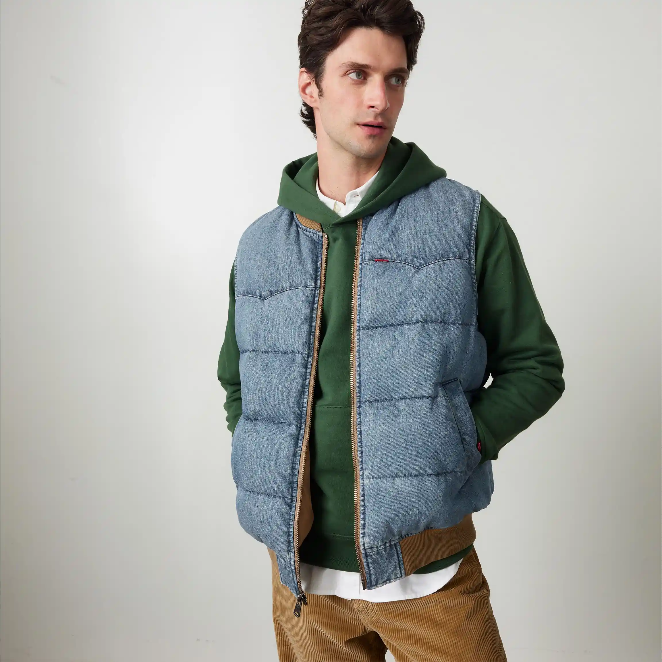 Levi's Western Super Puff Vest, slightly sidetracked - Image 3