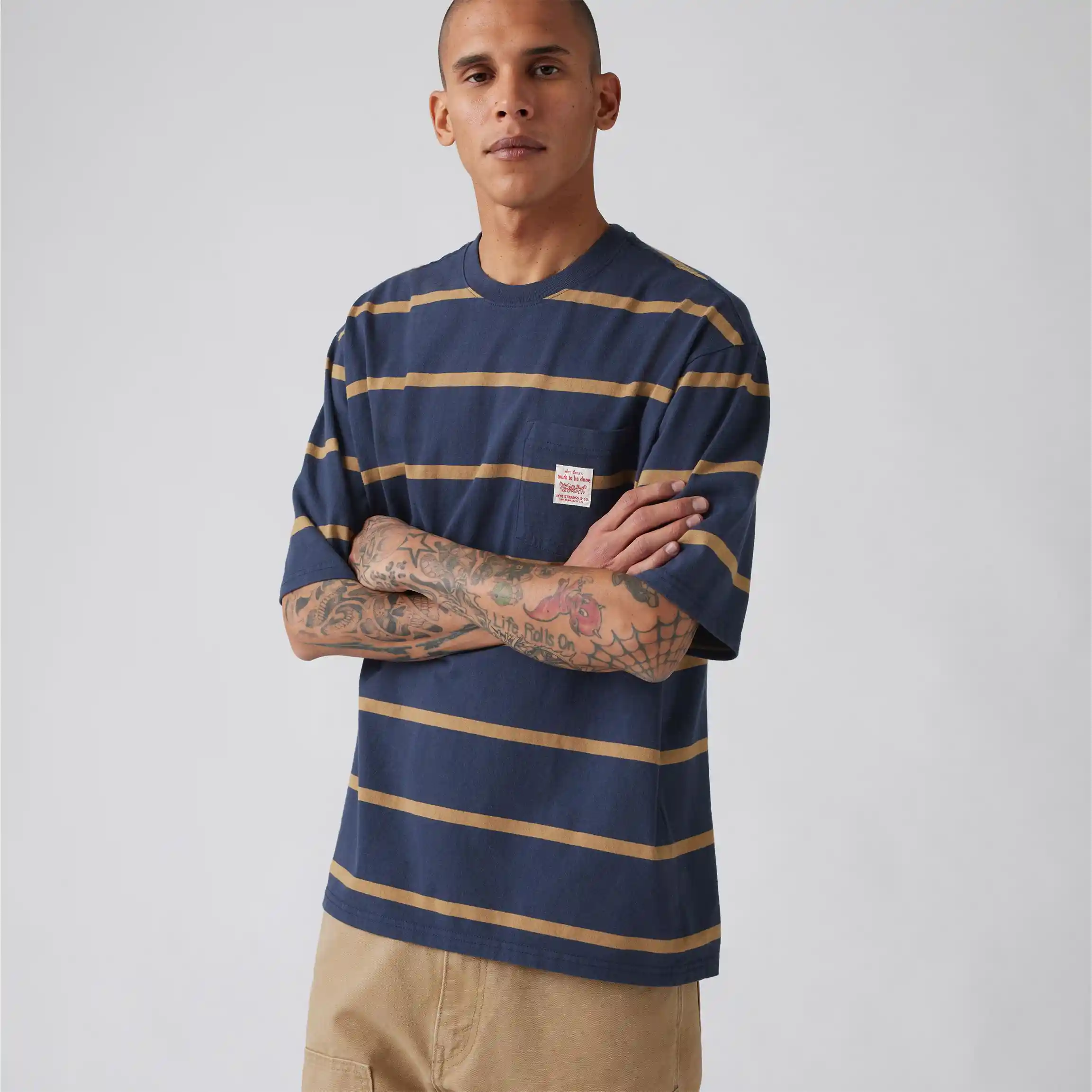 Levi's Workwear Tee, louie navy blazer ermine