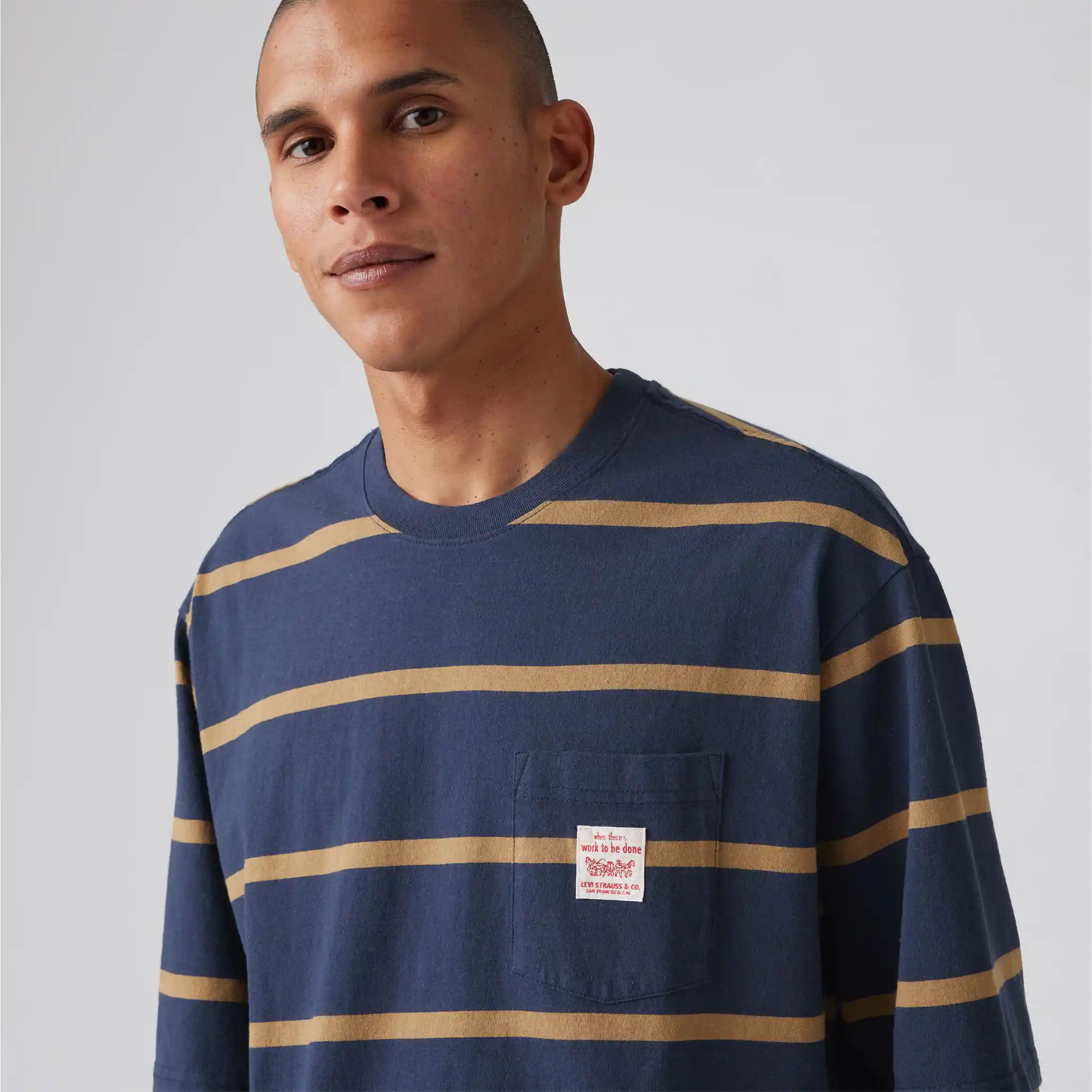 Levi's Workwear Tee, louie navy blazer ermine - Image 2