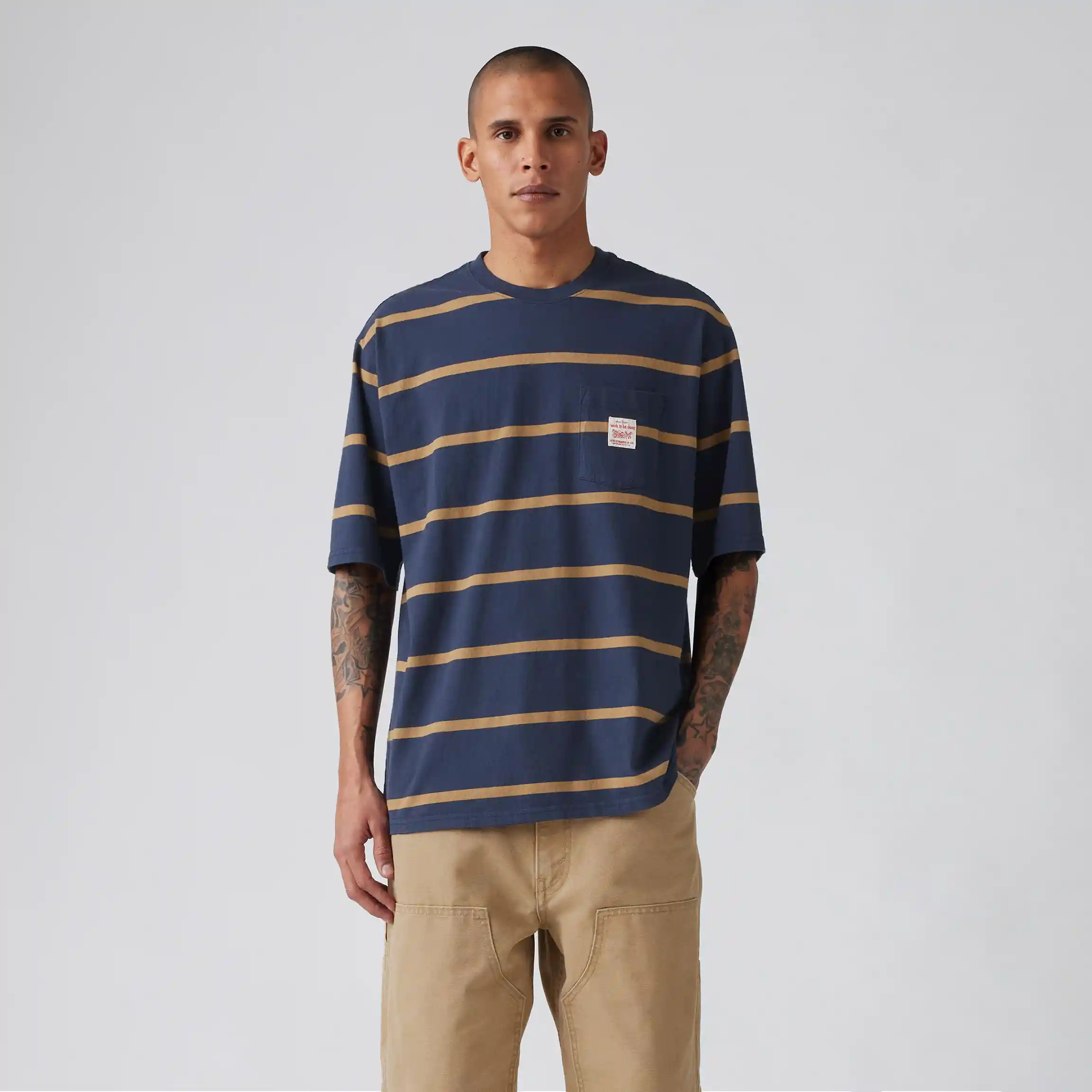 Levi's Workwear Tee, louie navy blazer ermine - Image 3