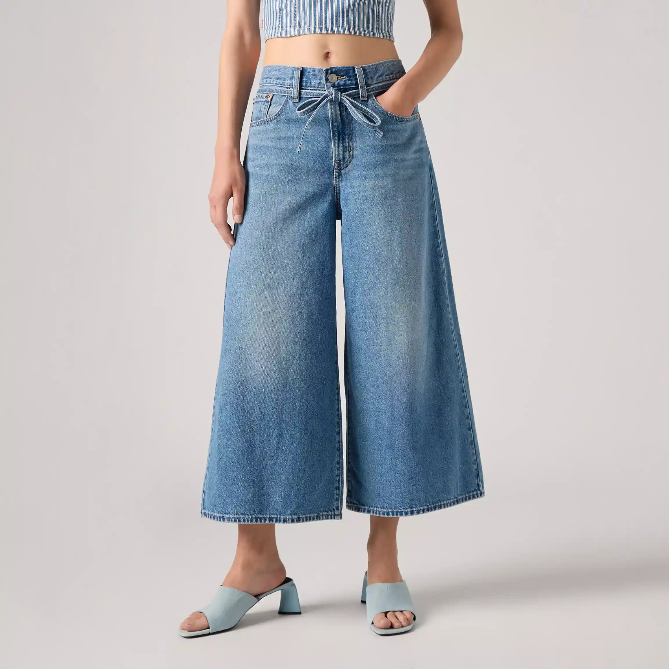 Levi's Womens XL Culotte, hot and cold - Image 2