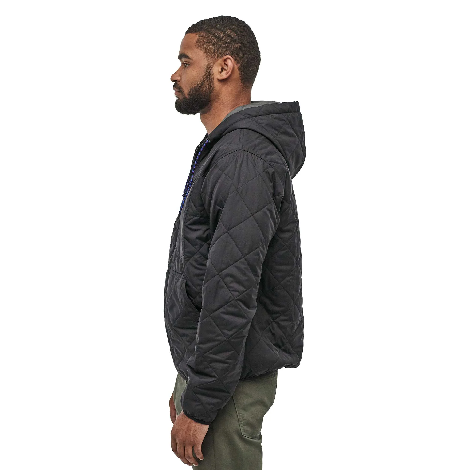 Patagonia Mens Diamond Quilted Bomber Hoody - Image 3