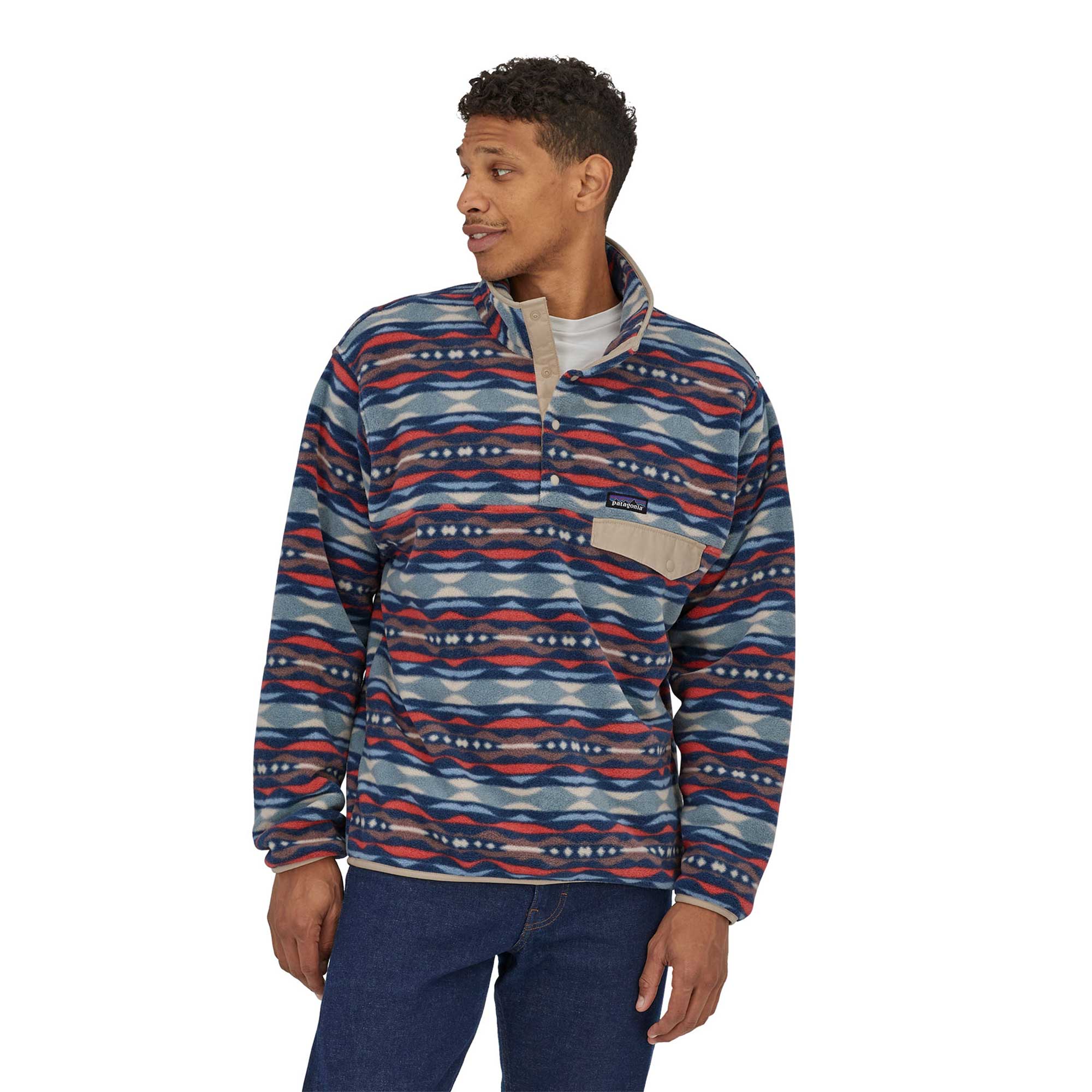 Patagonia Mens Lightweight Synchilla® Snap-t® Pullover - Image 2