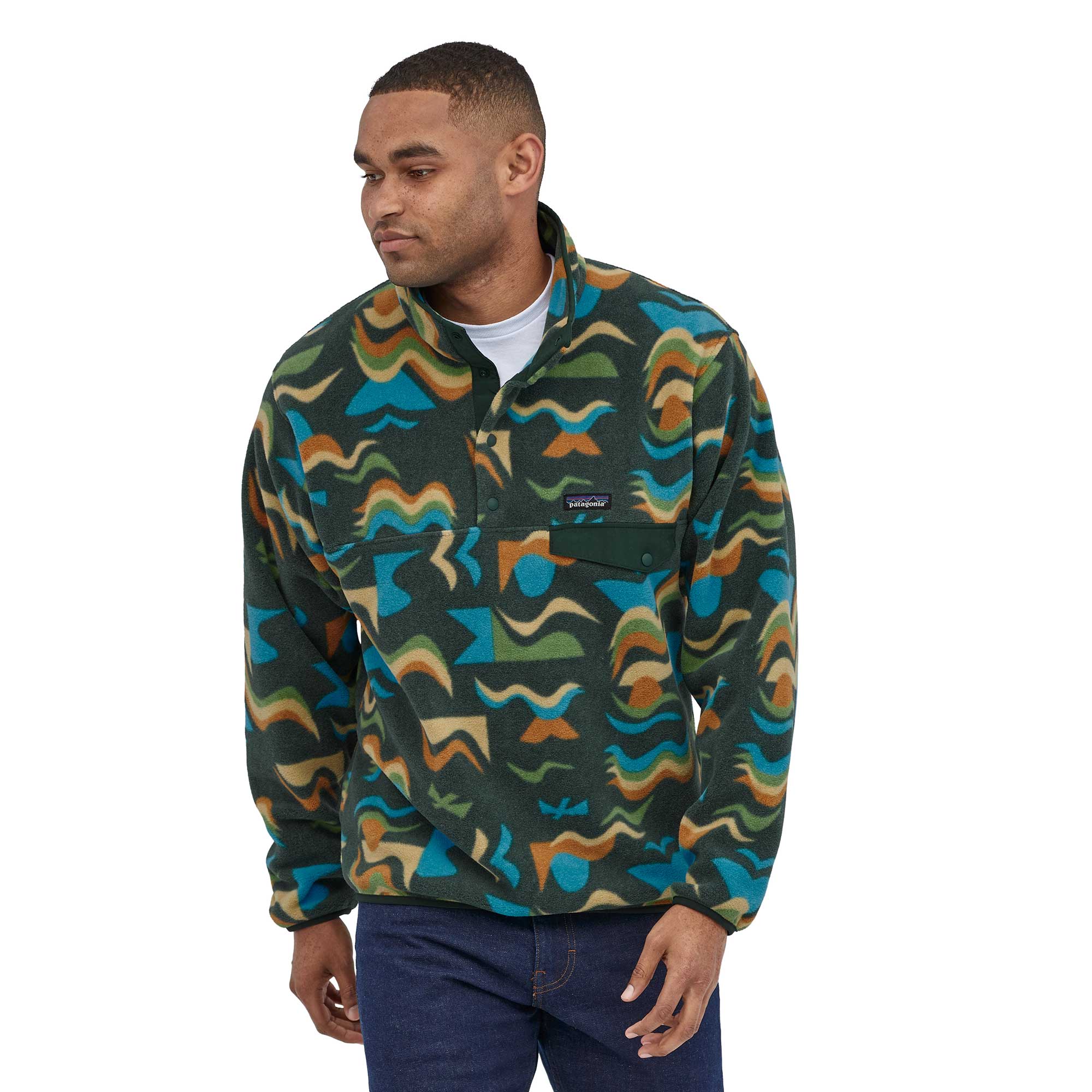 Patagonia Mens Lightweight Synchilla® Snap-t® Pullover - Image 2