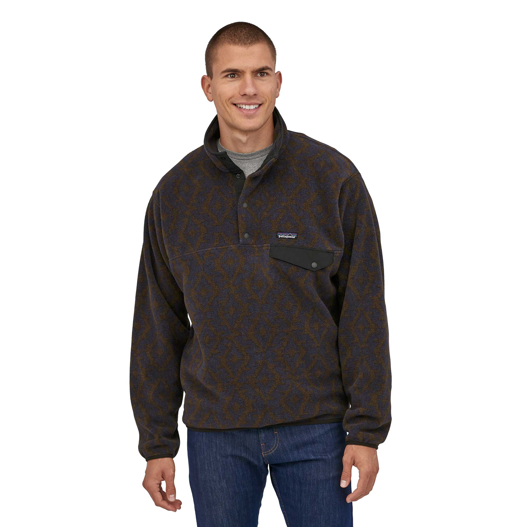 Patagonia Mens Lightweight Synchilla® Snap-t® Pullover - Image 2