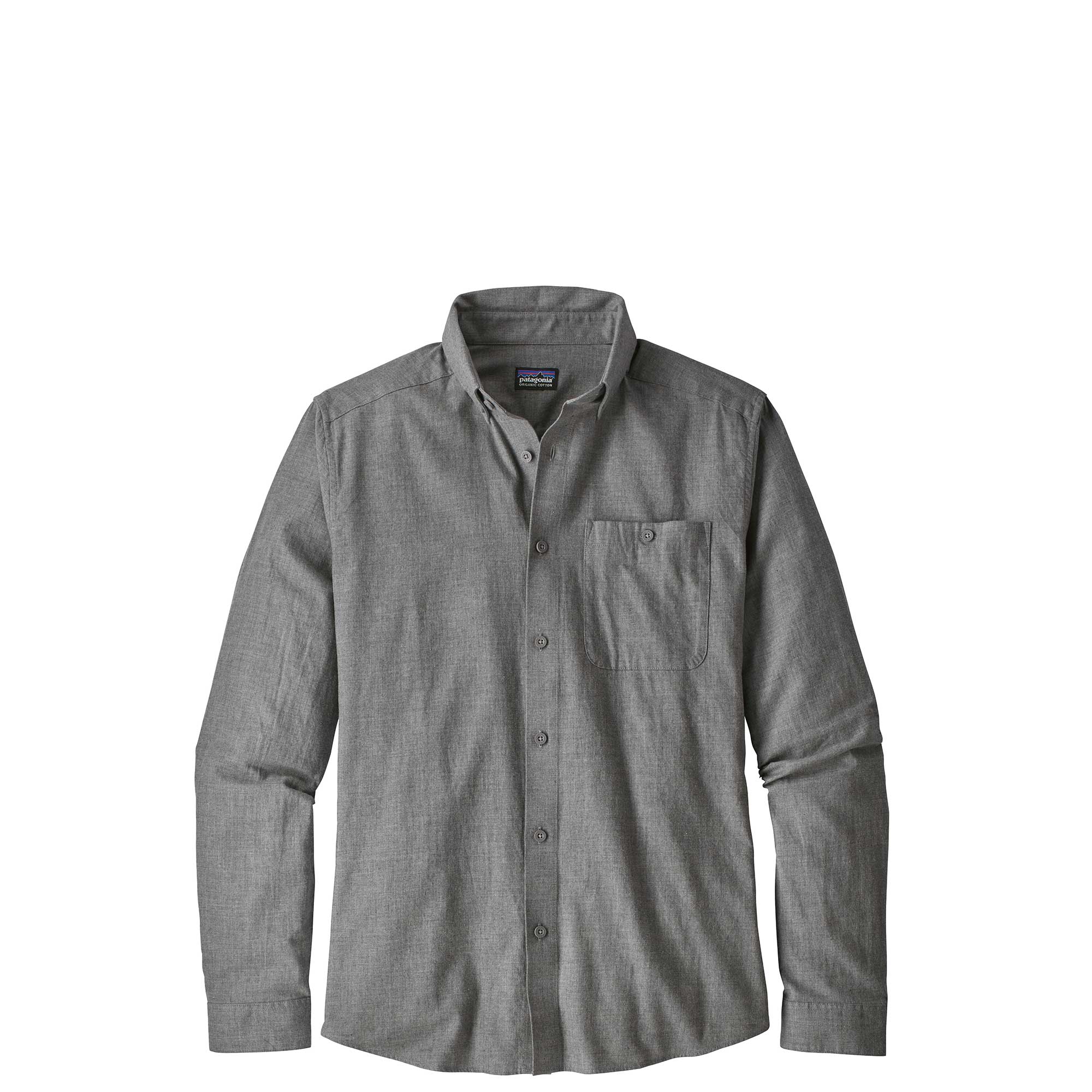 Patagonia Mens Long-sleeved Vjosa River Pima Cotton Shirt