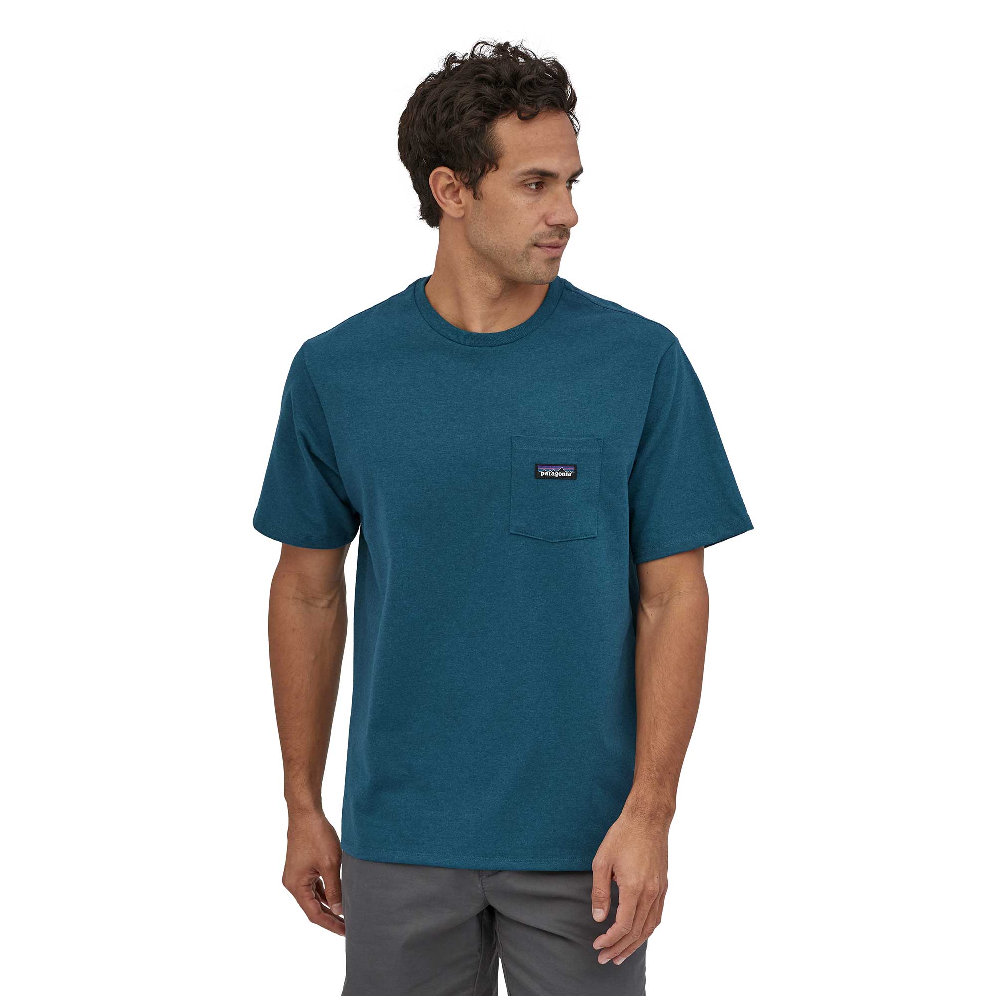 Patagonia Mens P-6 Label Pocket Responsibili-tee® - Image 2