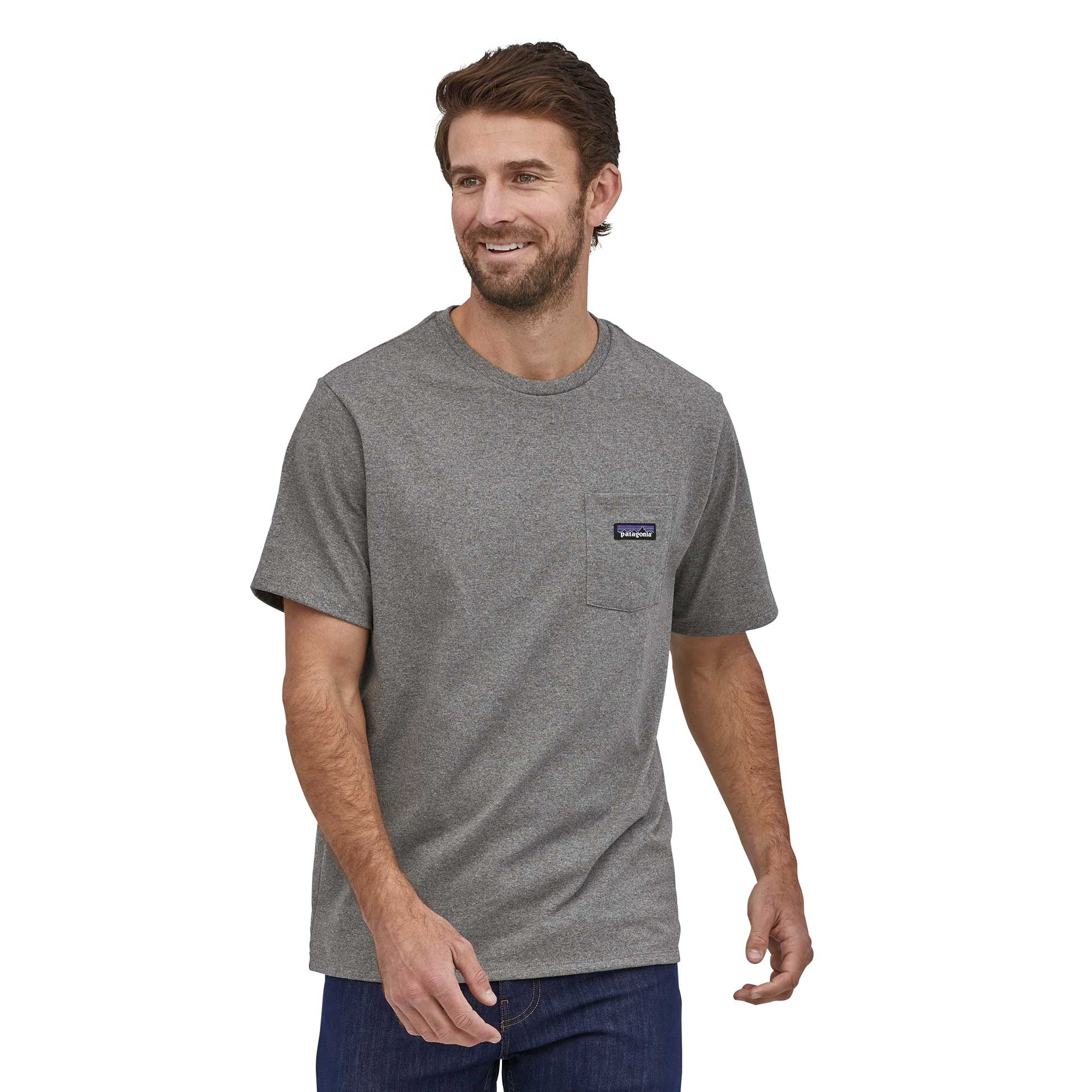 Patagonia Mens P-6 Label Pocket Responsibili-tee® - Image 2