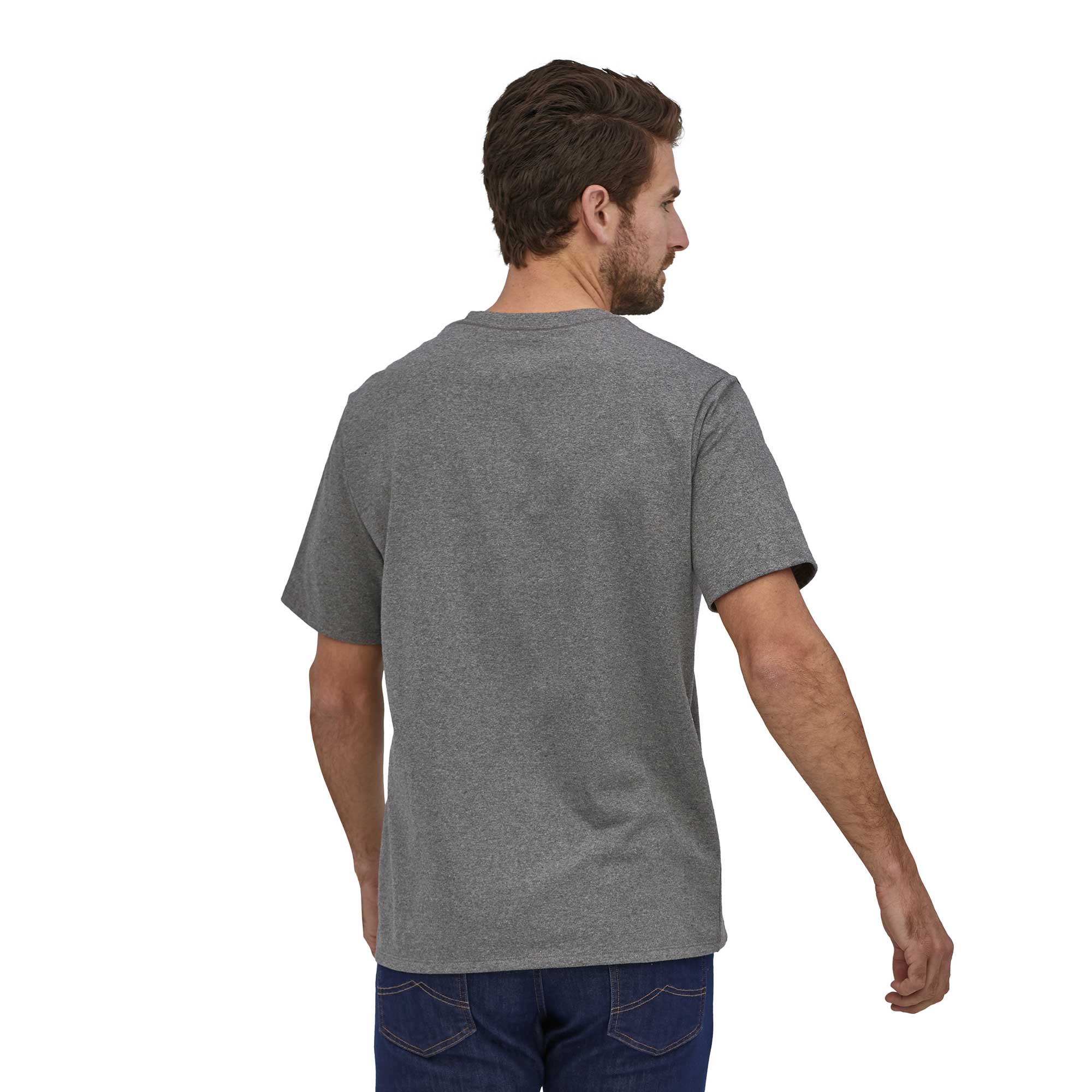 Patagonia Mens P-6 Label Pocket Responsibili-tee® - Image 3