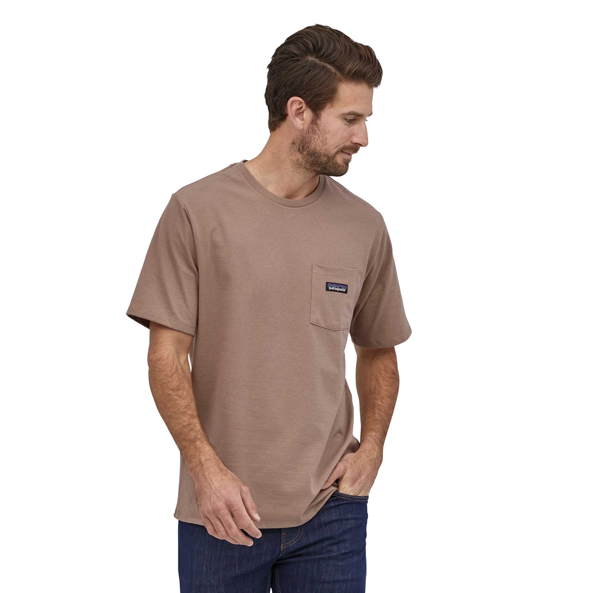 Patagonia Mens P-6 Label Pocket Responsibili-tee® - Image 2