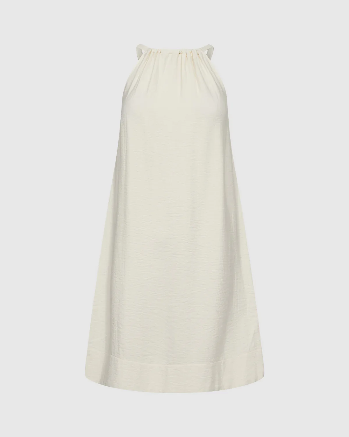 Minimum Womens Annkarina Short Dress, coco milk - Image 3