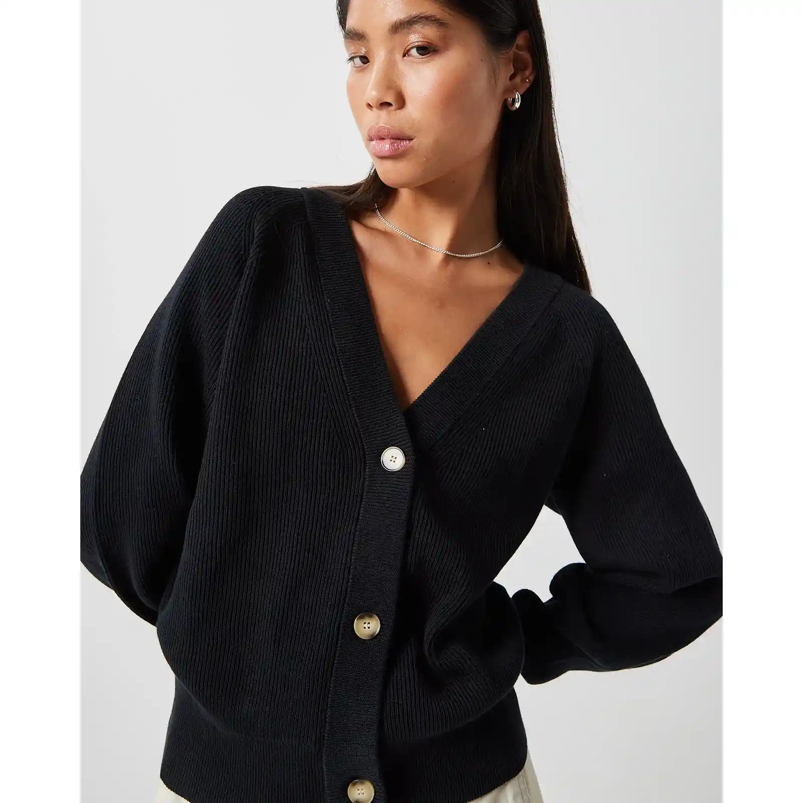Minimum Womens Cardine Cardigan, black - Image 3