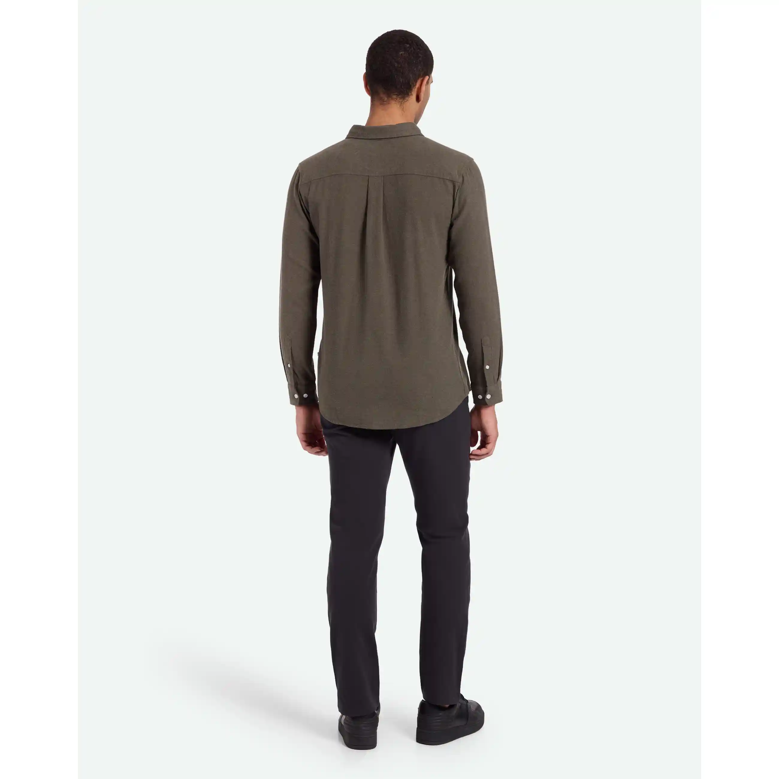 Minimum Colt Long Sleeve Shirt, rosin - Image 3