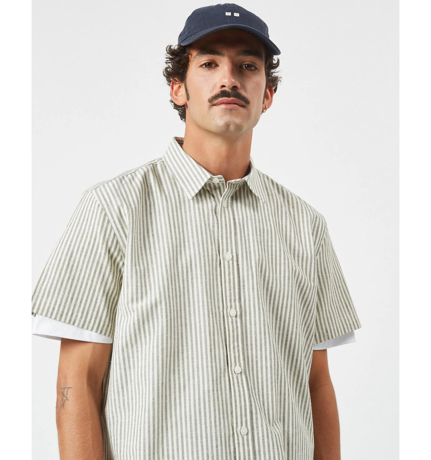Minimum Eric Short Sleeve Striped Shirt - Image 2