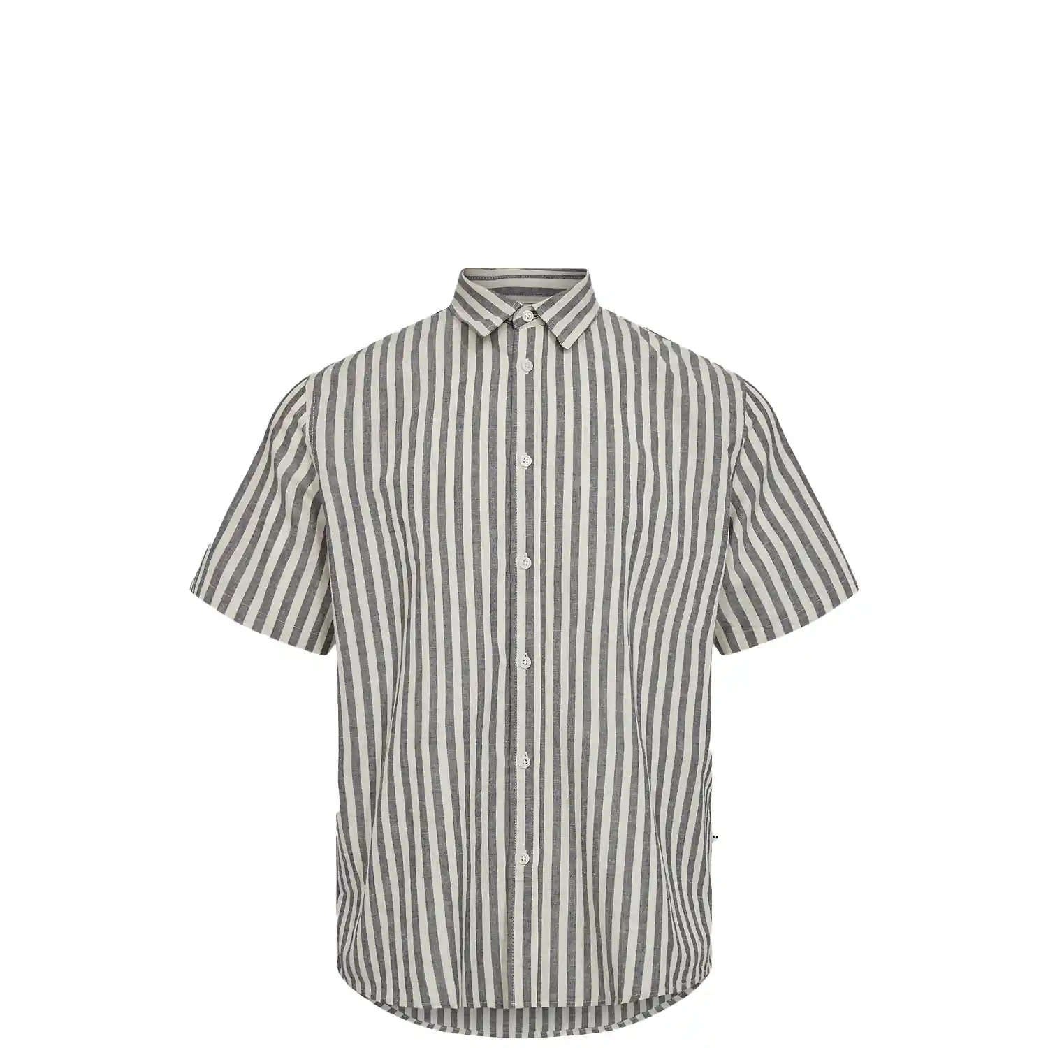 Minimum Eric Short Sleeved Shirt, navy blazer