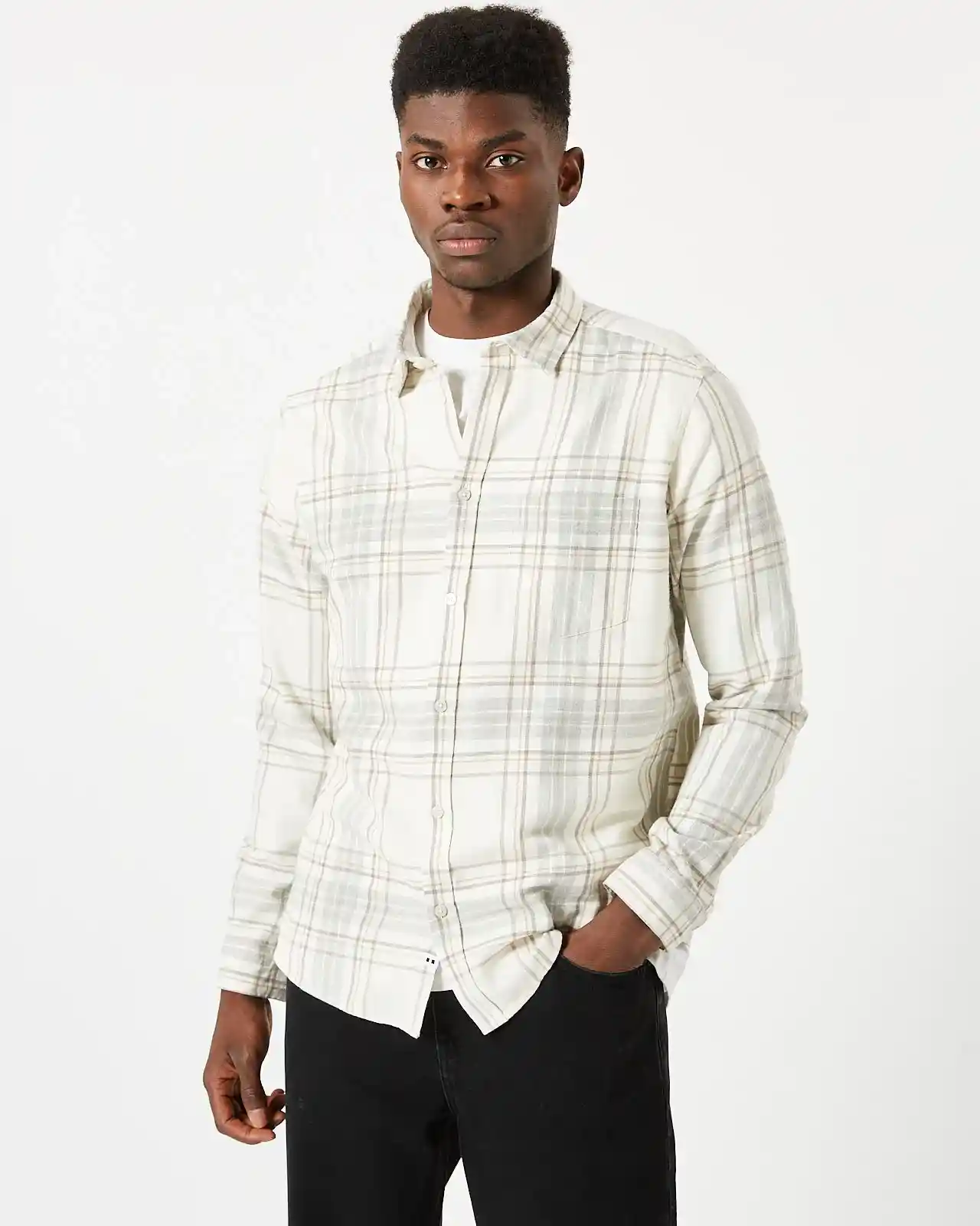 Minimum Jack Long Sleeved Shirt, sauterne - Image 2