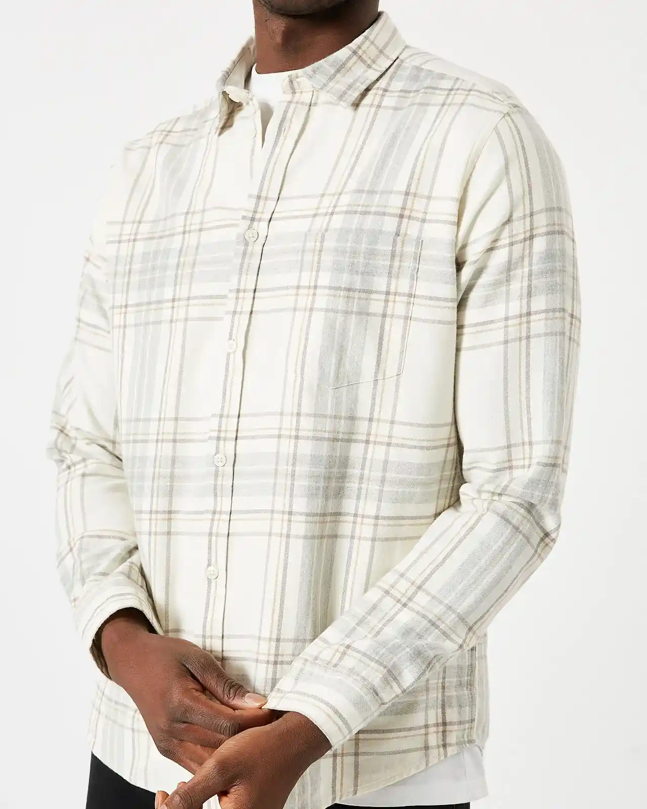 Minimum Jack Long Sleeved Shirt, sauterne - Image 3