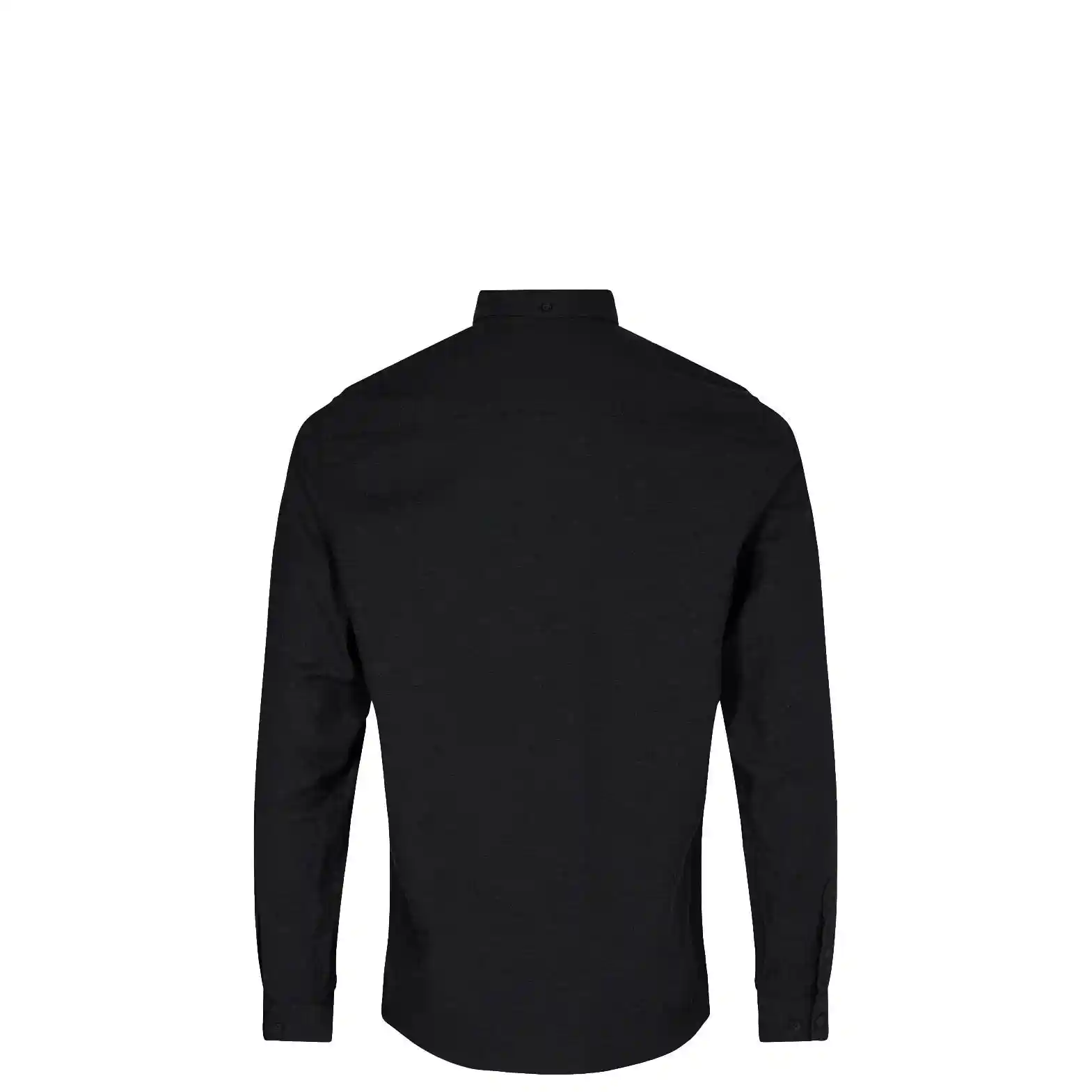 Minimum Jay 3.0 Longsleeve Shirt, black/grey melange - Image 7
