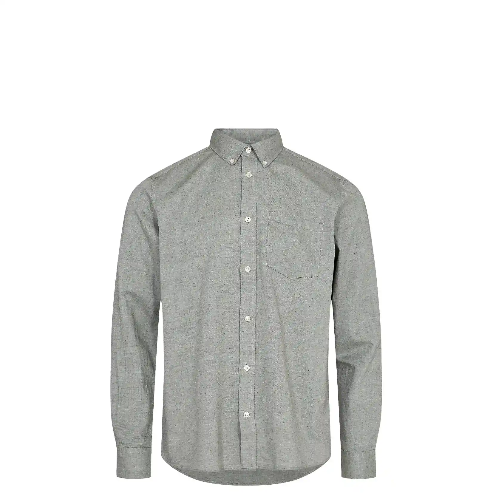 Minimum Jay 3.0 Longsleeve Shirt, laurel wreath melange